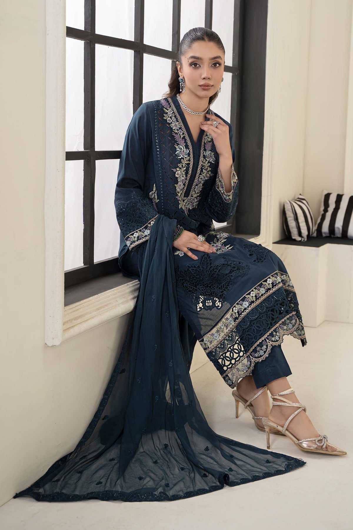 Maria B | Casual Pret 2024 | DW-EF24-17 by Designer Maria B - House of Maryam - Pakistani Designer Ethnic Wear in {{ shop.shopifyCountryName }}