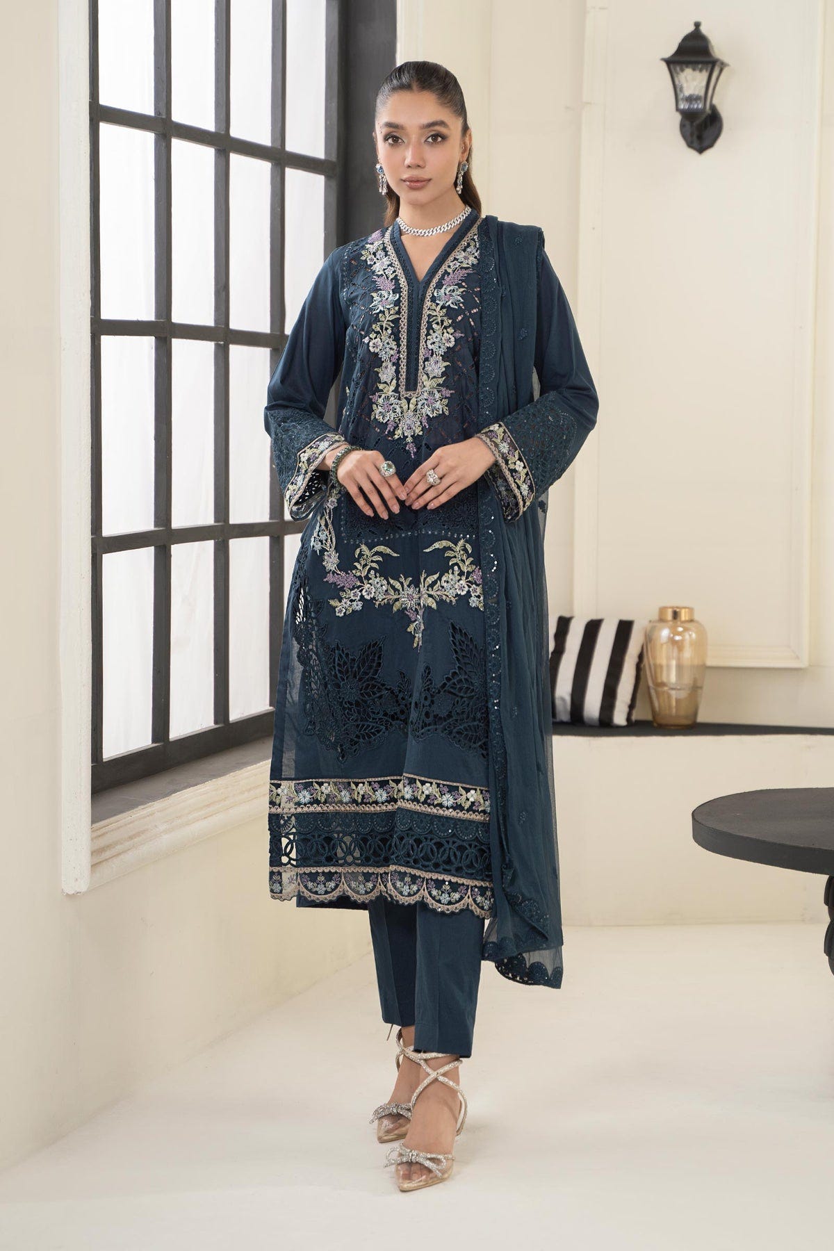 Maria B | Casual Pret 2024 | DW-EF24-17 -  Maria B Casuals - Original Designer Dress - House of Maryam