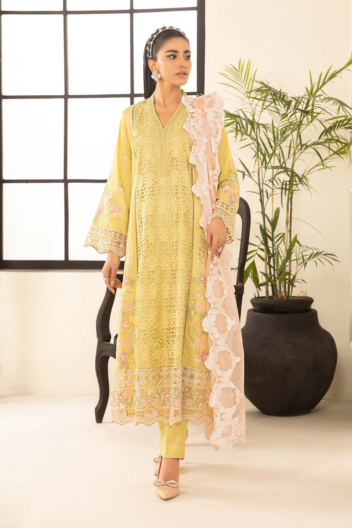 Maria B | Casual Pret 2024 | DW-EF24-33A -  Maria B Casuals - Original Designer Dress - House of Maryam