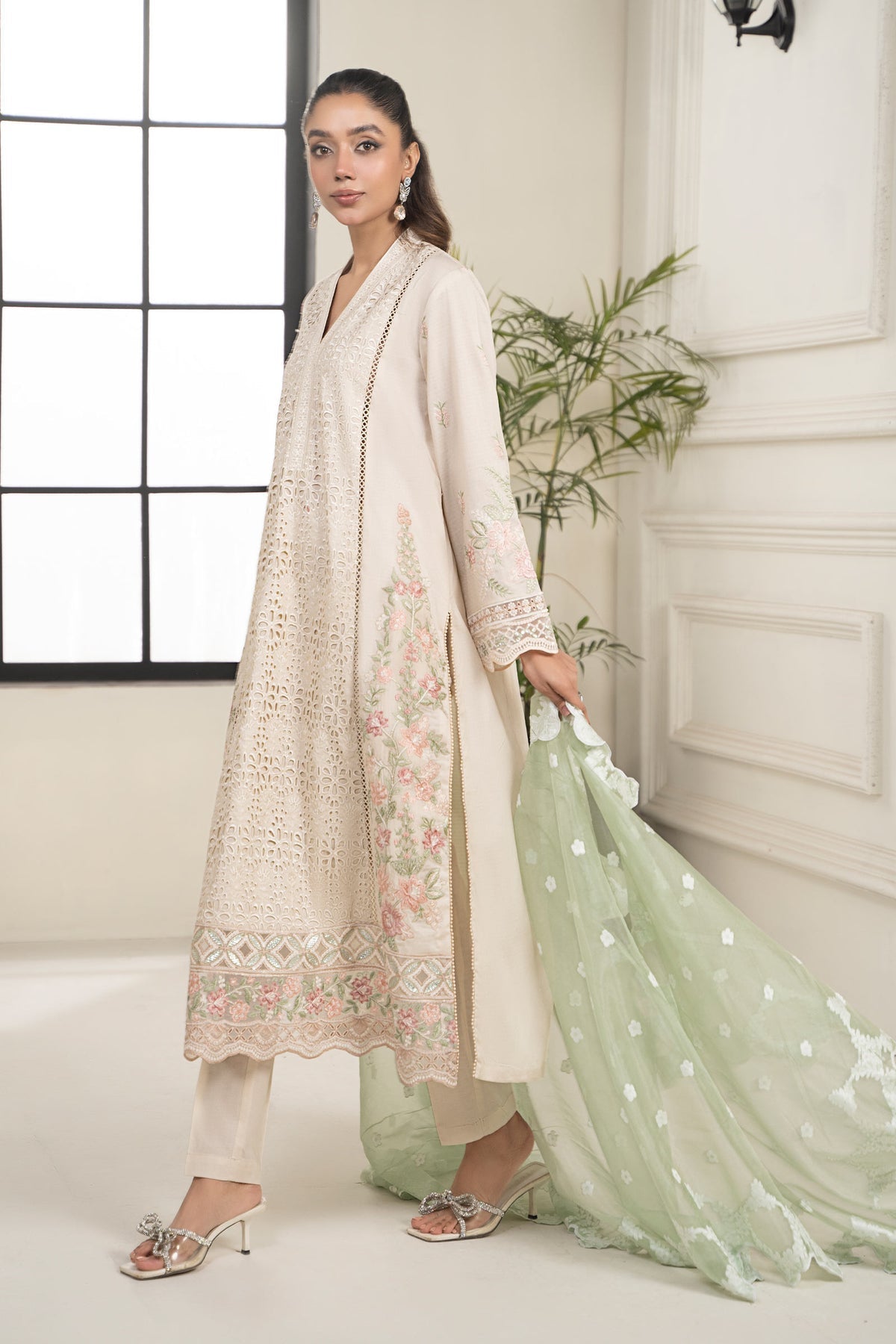 Maria B | Casual Pret 2024 | DW-EF24-33 -  Maria B Casuals - Original Designer Dress - House of Maryam