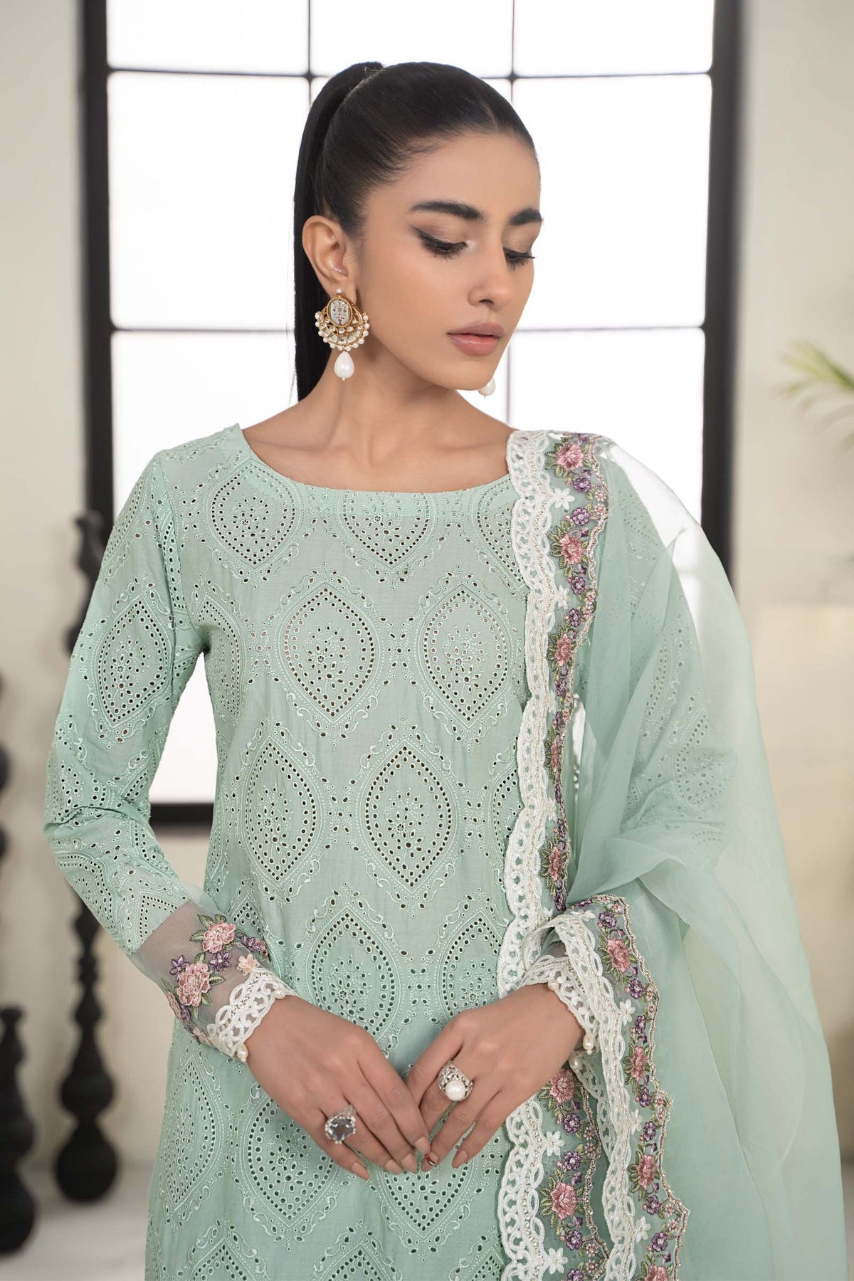 Maria B | Casual Pret 2024 | DW-EF24-48 -  Maria B Casuals - Original Designer Dress - House of Maryam