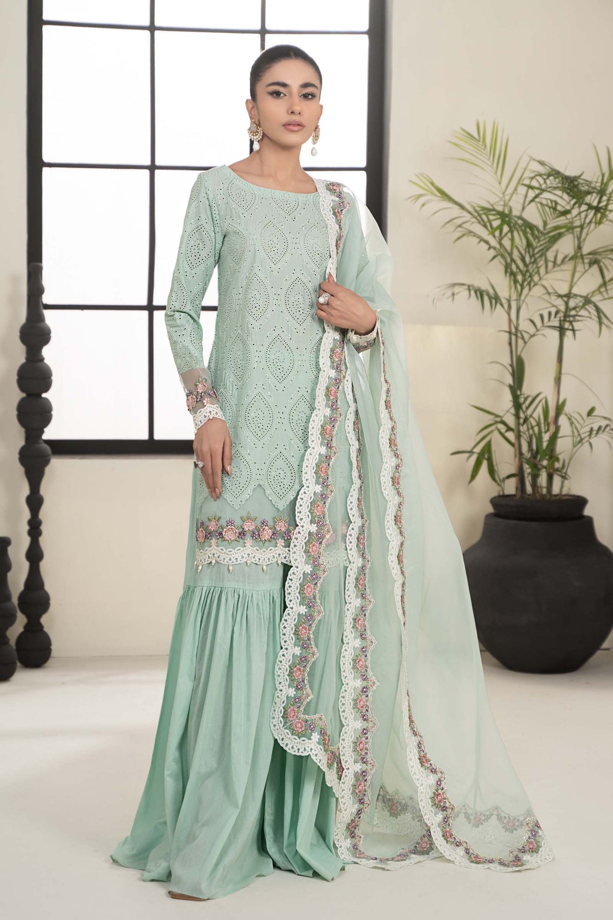 Maria B | Casual Pret 2024 | DW-EF24-48 -  Maria B Casuals - Original Designer Dress - House of Maryam