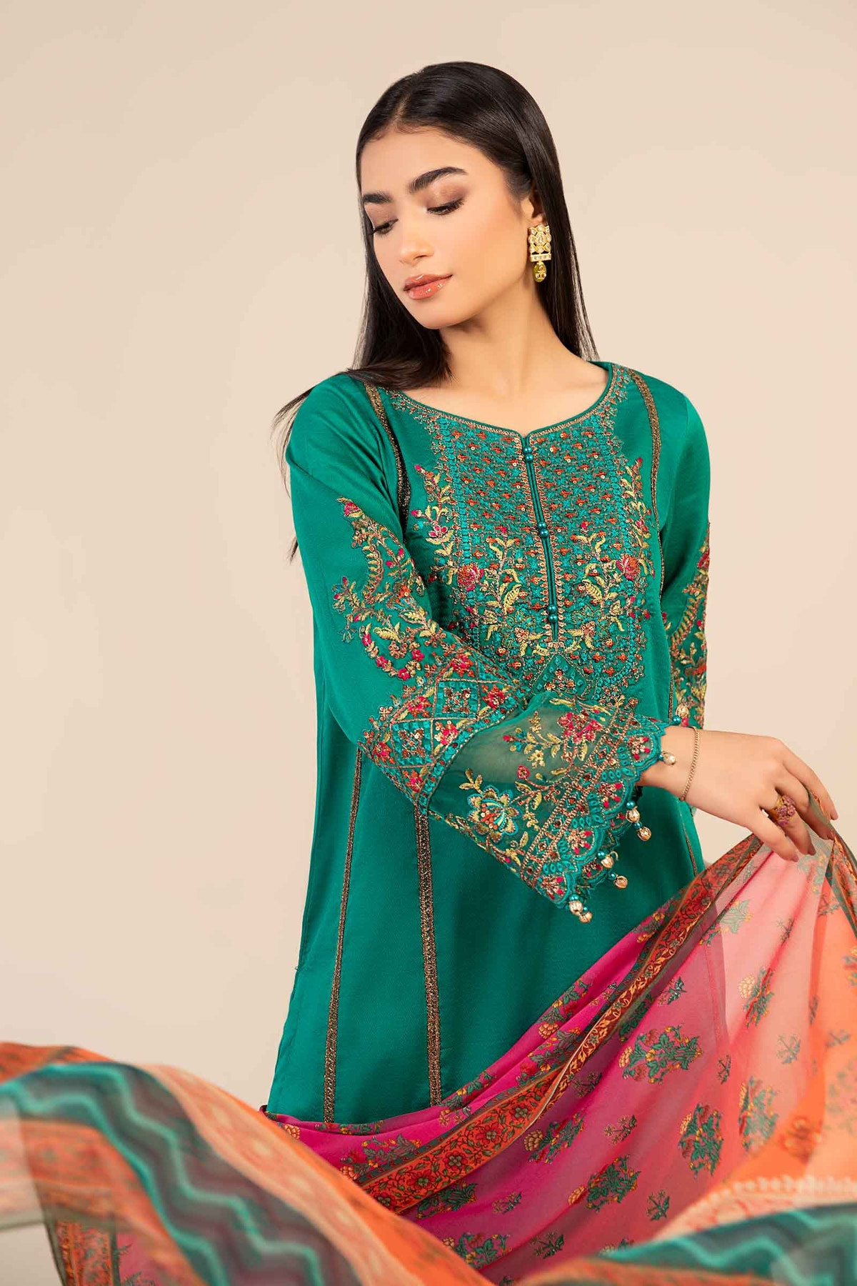 Maria B | Luxury Pret 25 | DW-EF25-06 -  Maria B Ladies Clothes - Original Designer Dress - House of Maryam