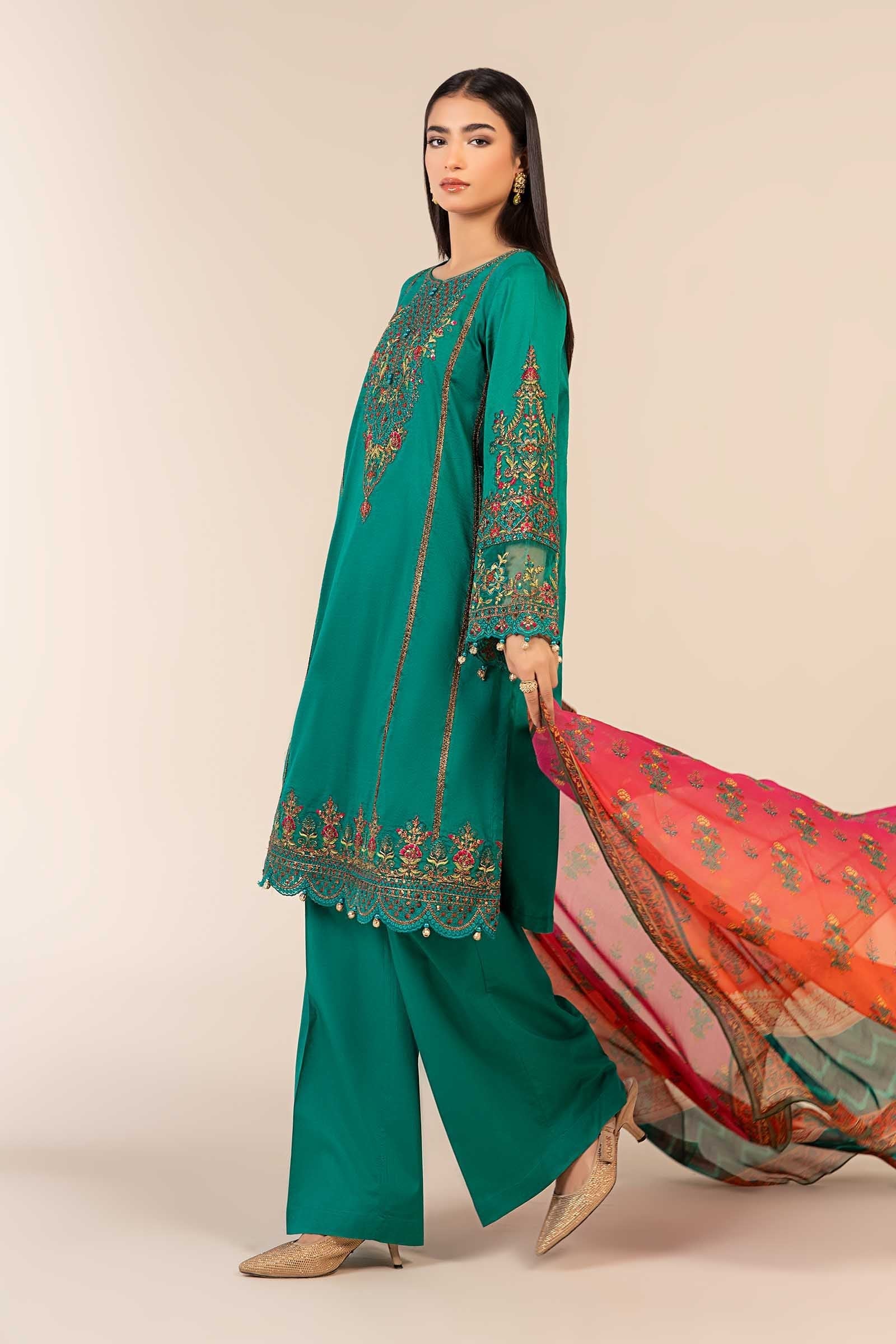 Maria B | Luxury Pret 25 | DW-EF25-06 -  Maria B Ladies Clothes - Original Designer Dress - House of Maryam