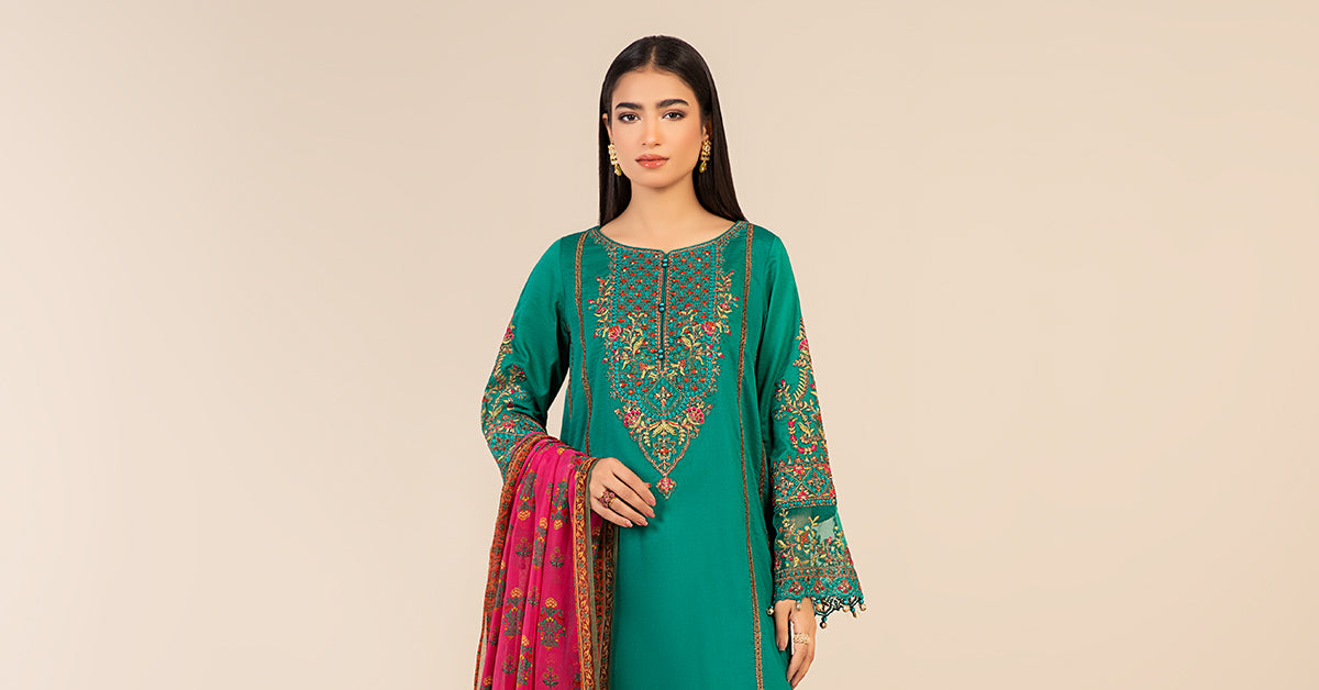 Maria B | Luxury Pret 25 | DW-EF25-06 -  Maria B Ladies Clothes - Original Designer Dress - House of Maryam