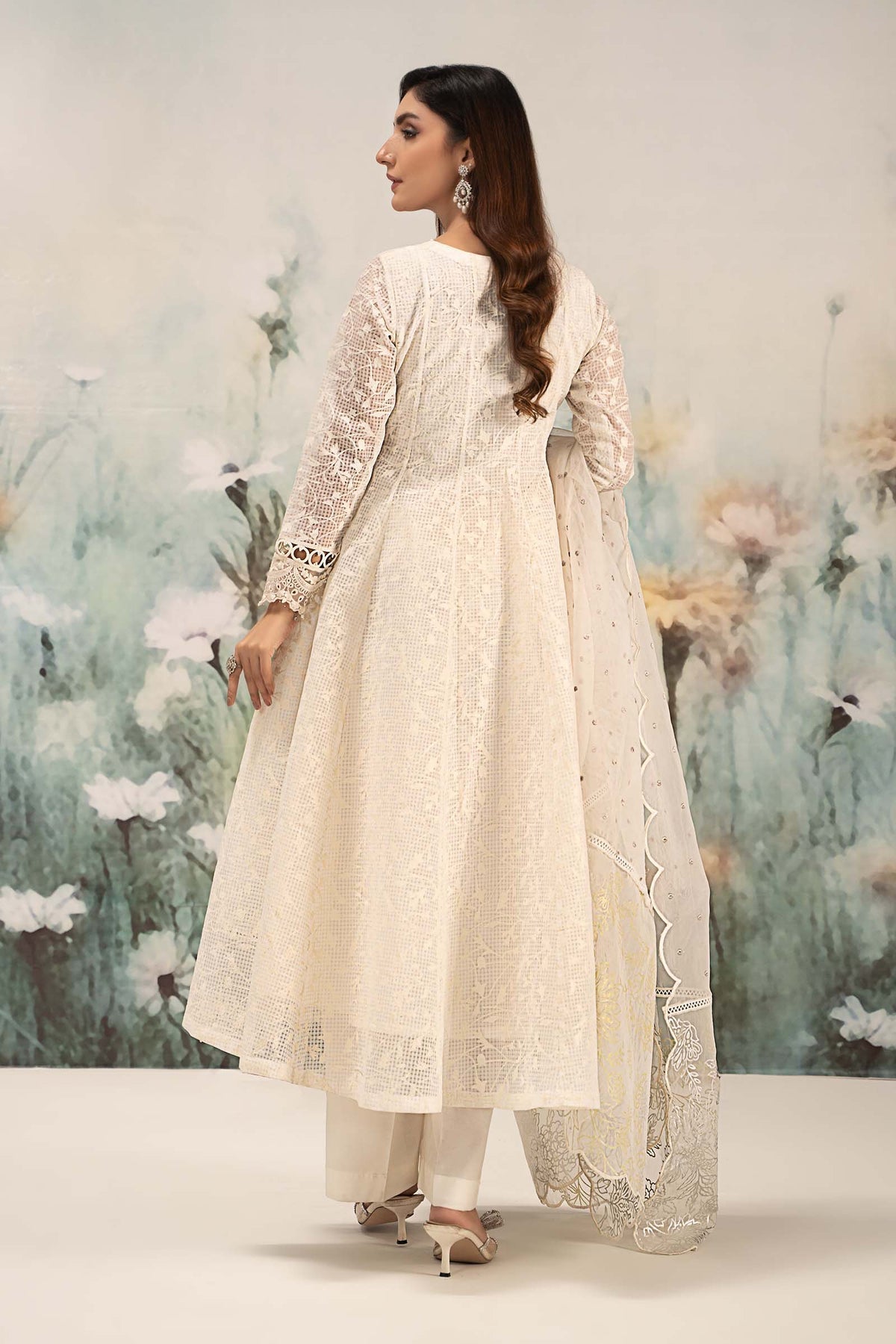 Maria B | Formal Wears | DW-EF25-101 -  Maria B Ladies Clothes - Original Designer Dress - House of Maryam