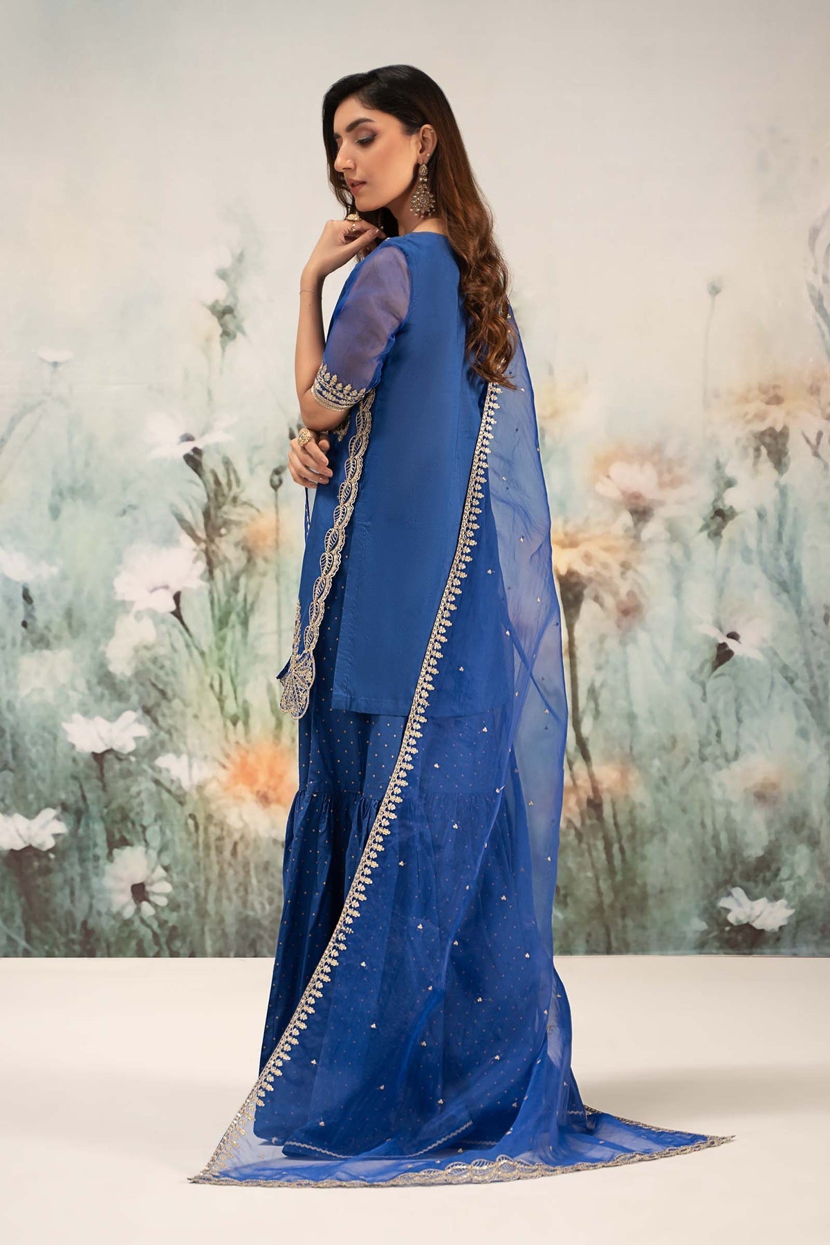 Maria B | Formal Wears | DW-EF25-102 -  Maria B Ladies Clothes - Original Designer Dress - House of Maryam