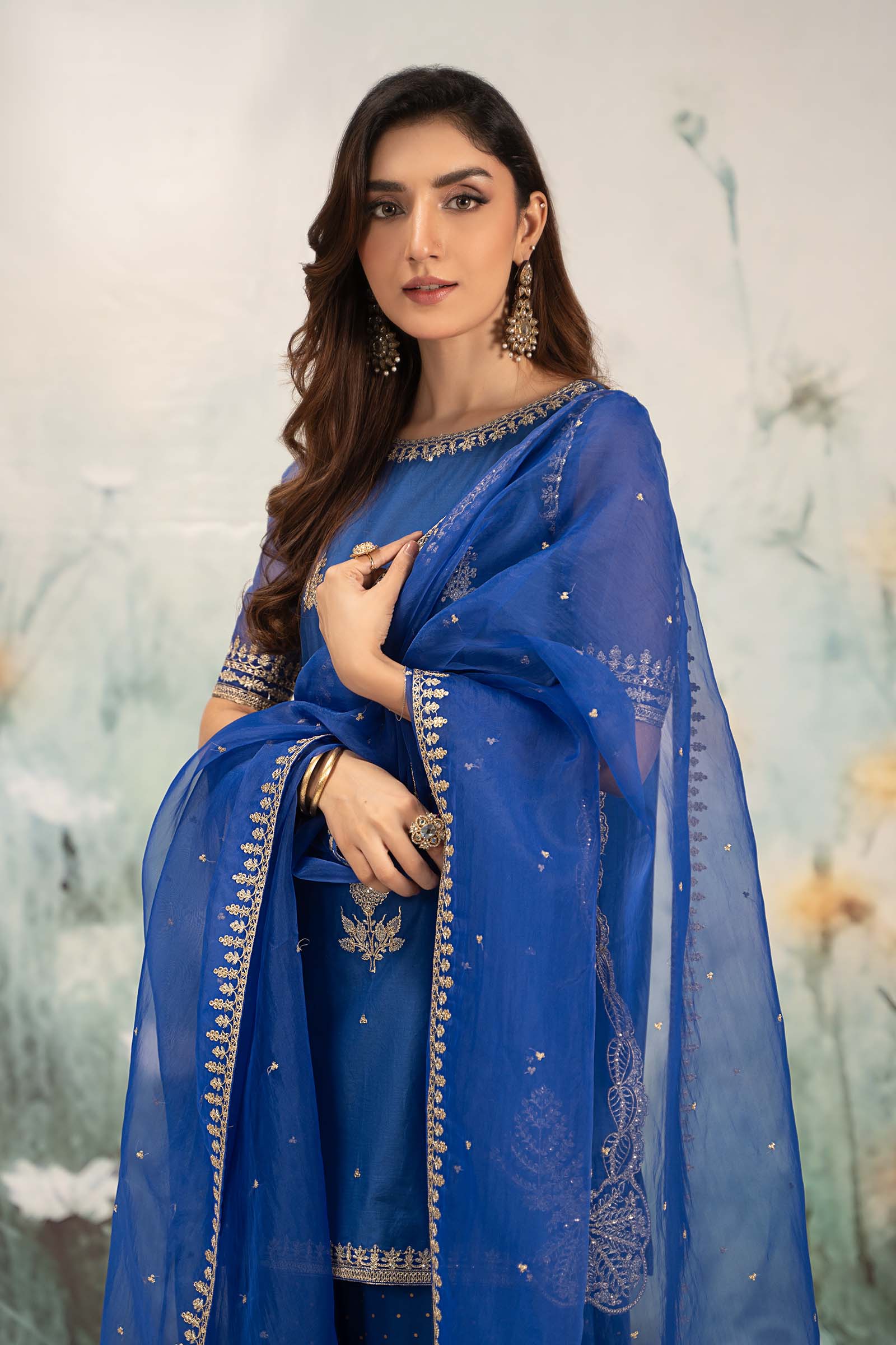 Maira B | Ready to Wear | DW-EF25-102 -  Maria B Luxury Pret -  House of Maryam