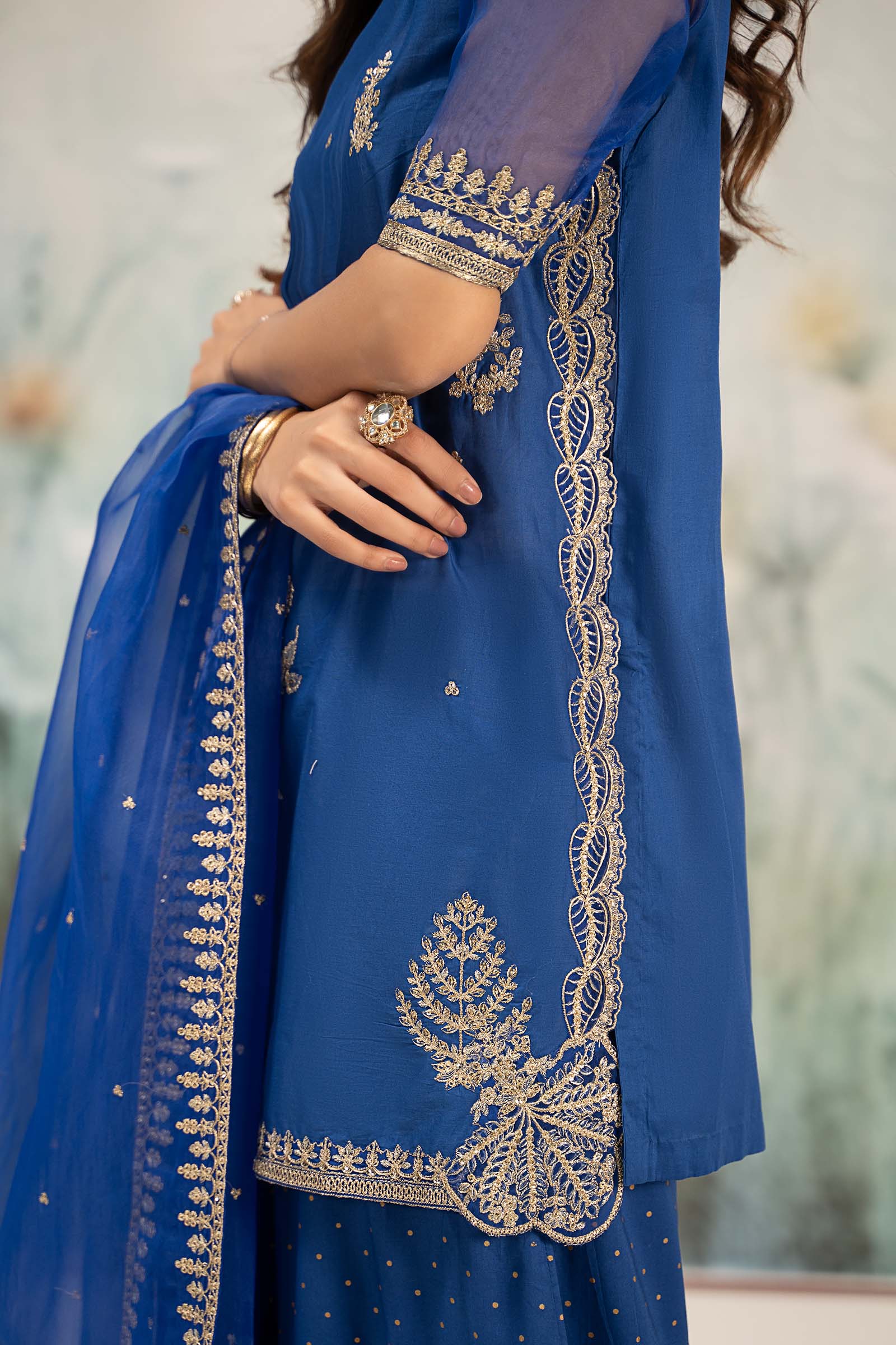 Maira B | Ready to Wear | DW-EF25-102 -  Maria B Luxury Pret -  House of Maryam