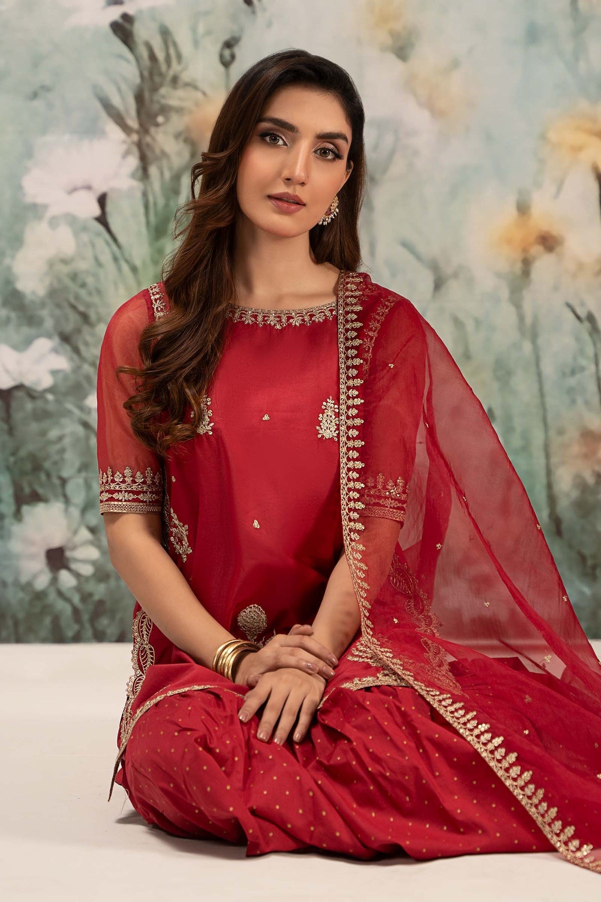 Maria B | Casual Pret 25 | DW-EF25-102 -  Maria B Ladies Clothes - Original Designer Dress - House of Maryam