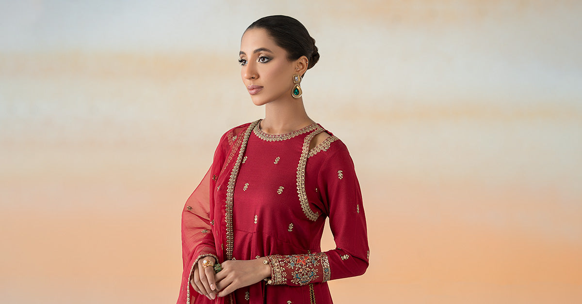 Maira B | Ready to Wear | DW-EF25-19 -  Maria B Luxury Pret -  House of Maryam