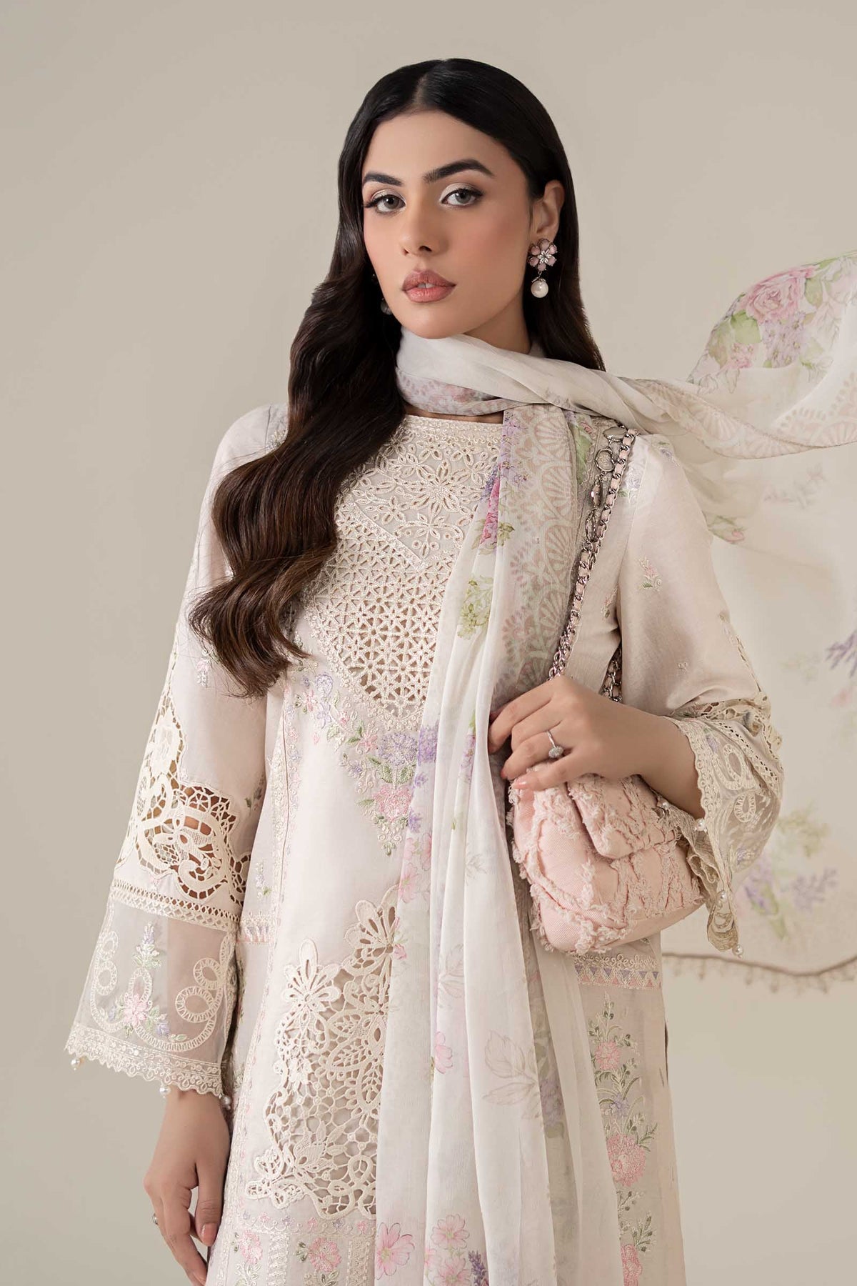 Maria B | Luxury Pret 25 | DW-EF25-35 -  Maria B Ladies Clothes - Original Designer Dress - House of Maryam