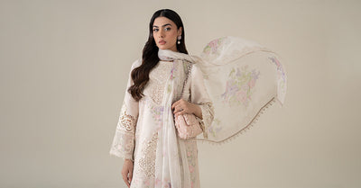 Maria B | Luxury Pret 25 | DW-EF25-35 -  Maria B Ladies Clothes - Original Designer Dress - House of Maryam