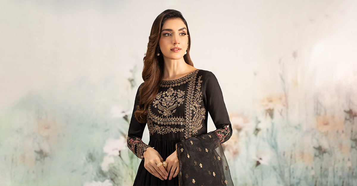 Maira B | Ready to Wear | DW-EF25-43 -  Maria B Luxury Pret -  House of Maryam