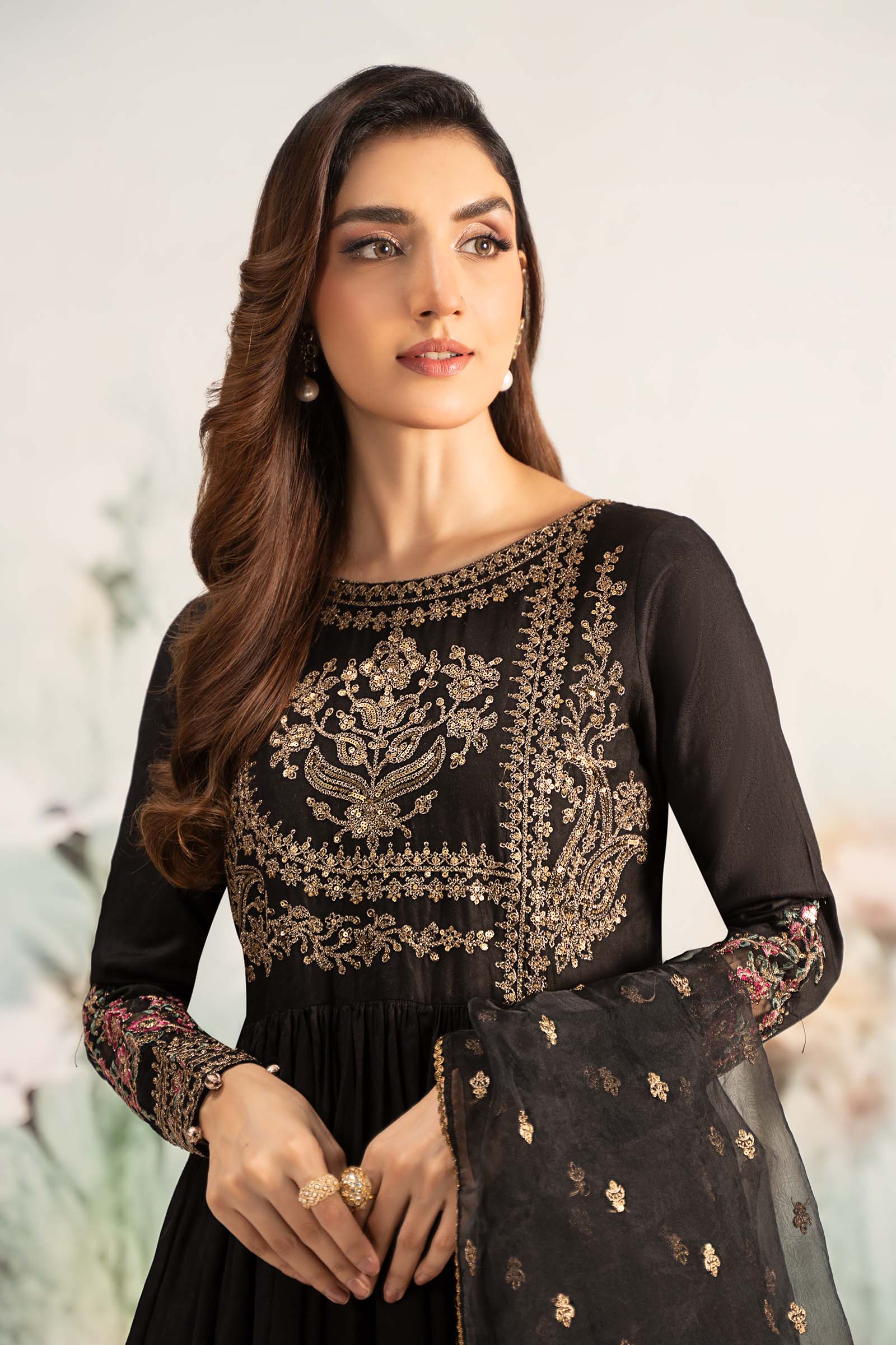 Maira B | Ready to Wear | DW-EF25-43 -  Maria B Luxury Pret -  House of Maryam