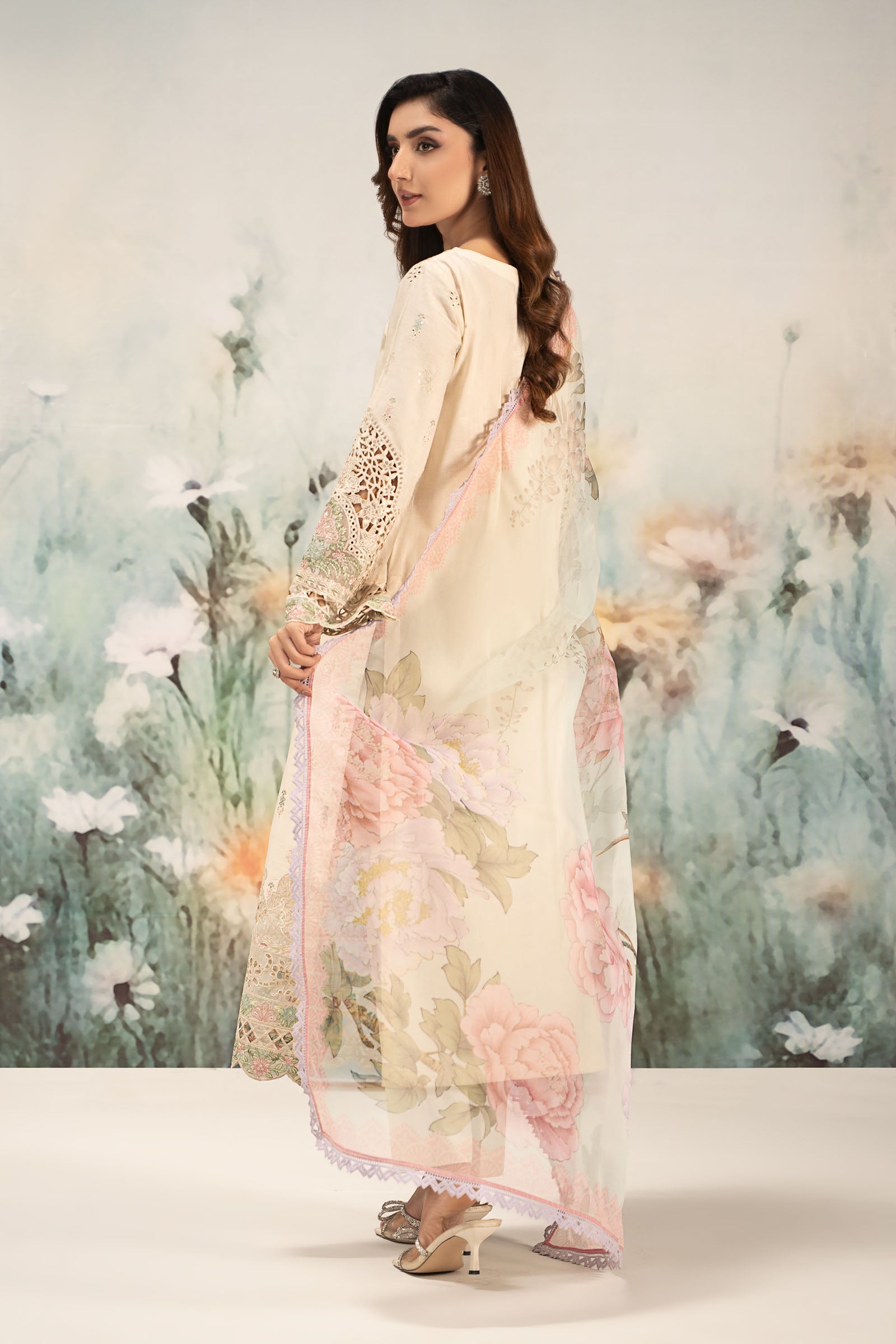 Maira B | Ready to Wear | DW-EF25-47 -  Maria B Luxury Pret -  House of Maryam