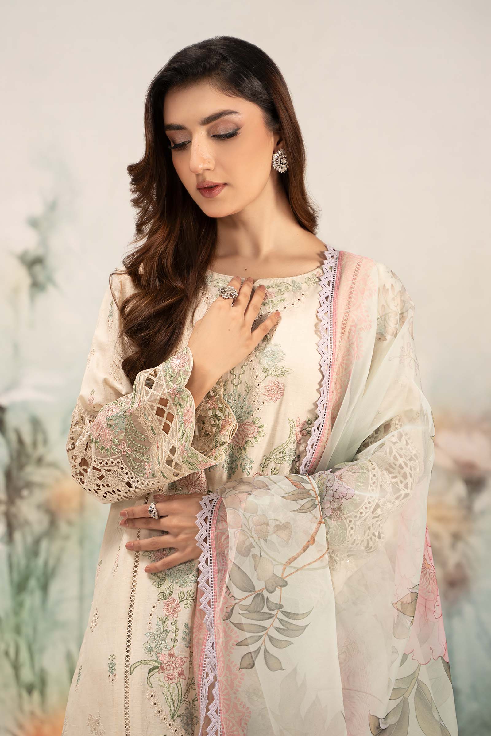 Maira B | Ready to Wear | DW-EF25-47 -  Maria B Luxury Pret -  House of Maryam