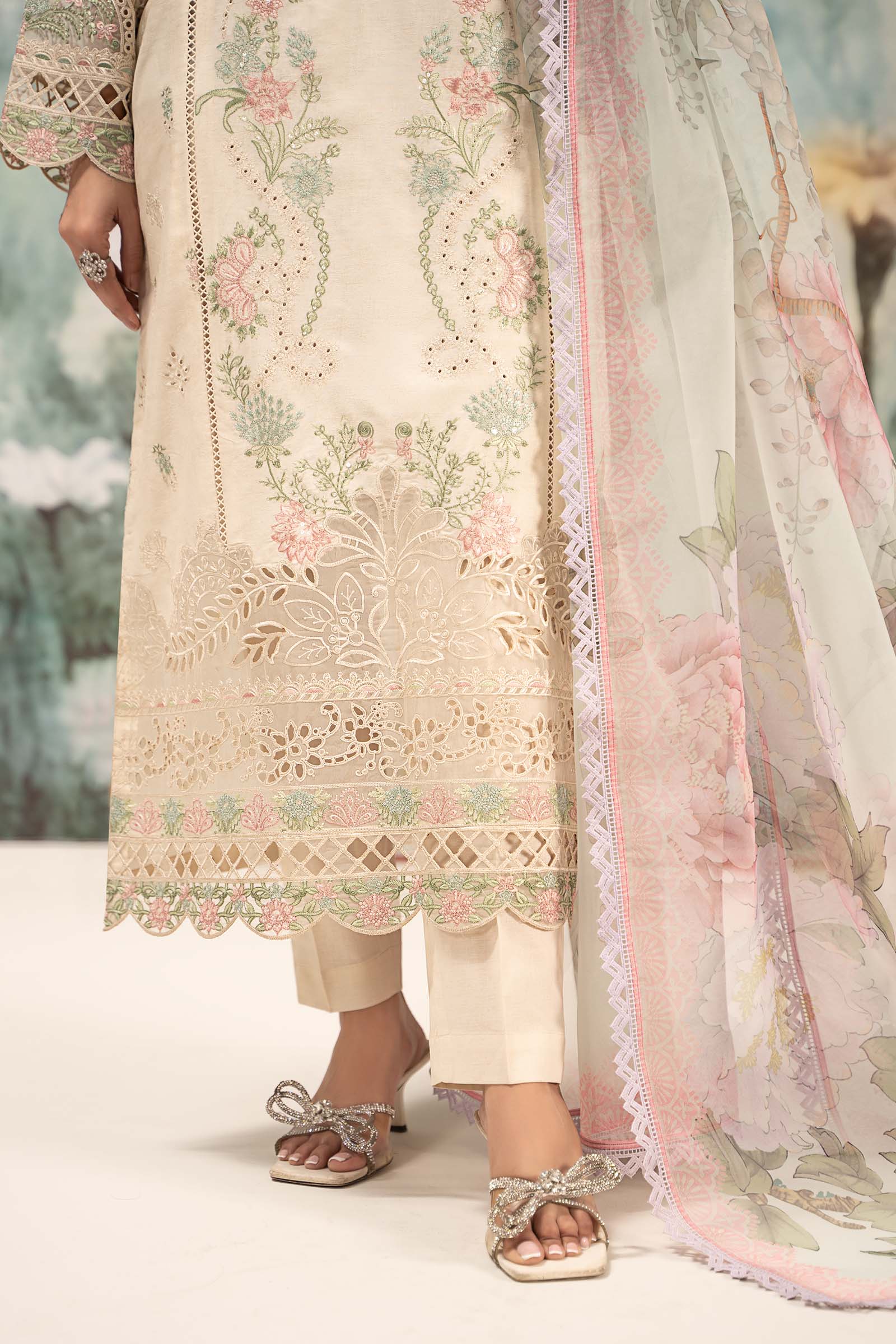 Maira B | Ready to Wear | DW-EF25-47 -  Maria B Luxury Pret -  House of Maryam