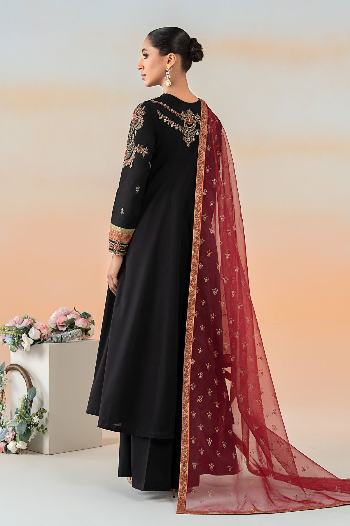 Maria B | Formal Wears | DW-EF25-60 -  Maria B Ladies Clothes - Original Designer Dress - House of Maryam