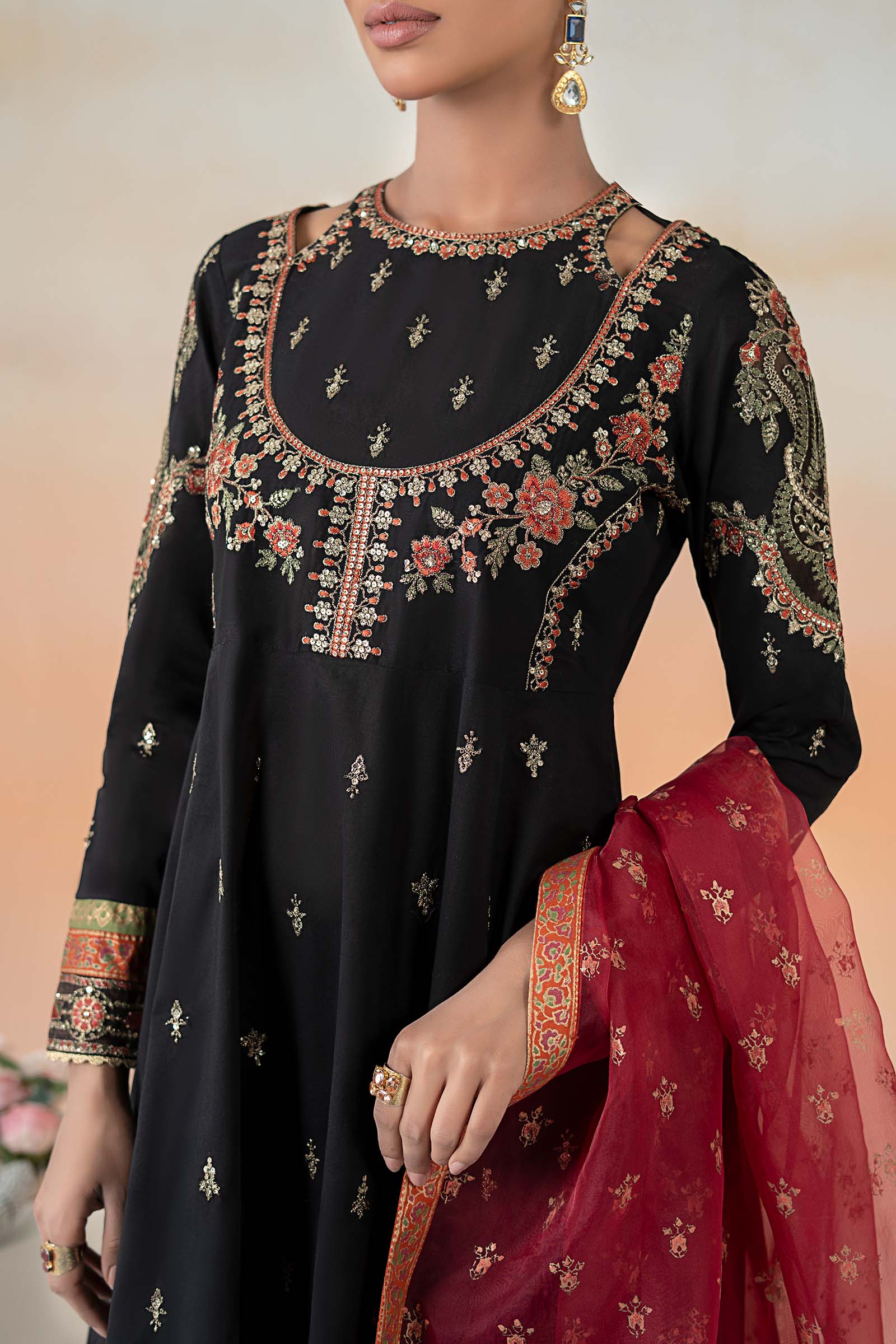 Maira B | Ready to Wear | DW-EF25-60 -  Maria B Luxury Pret -  House of Maryam