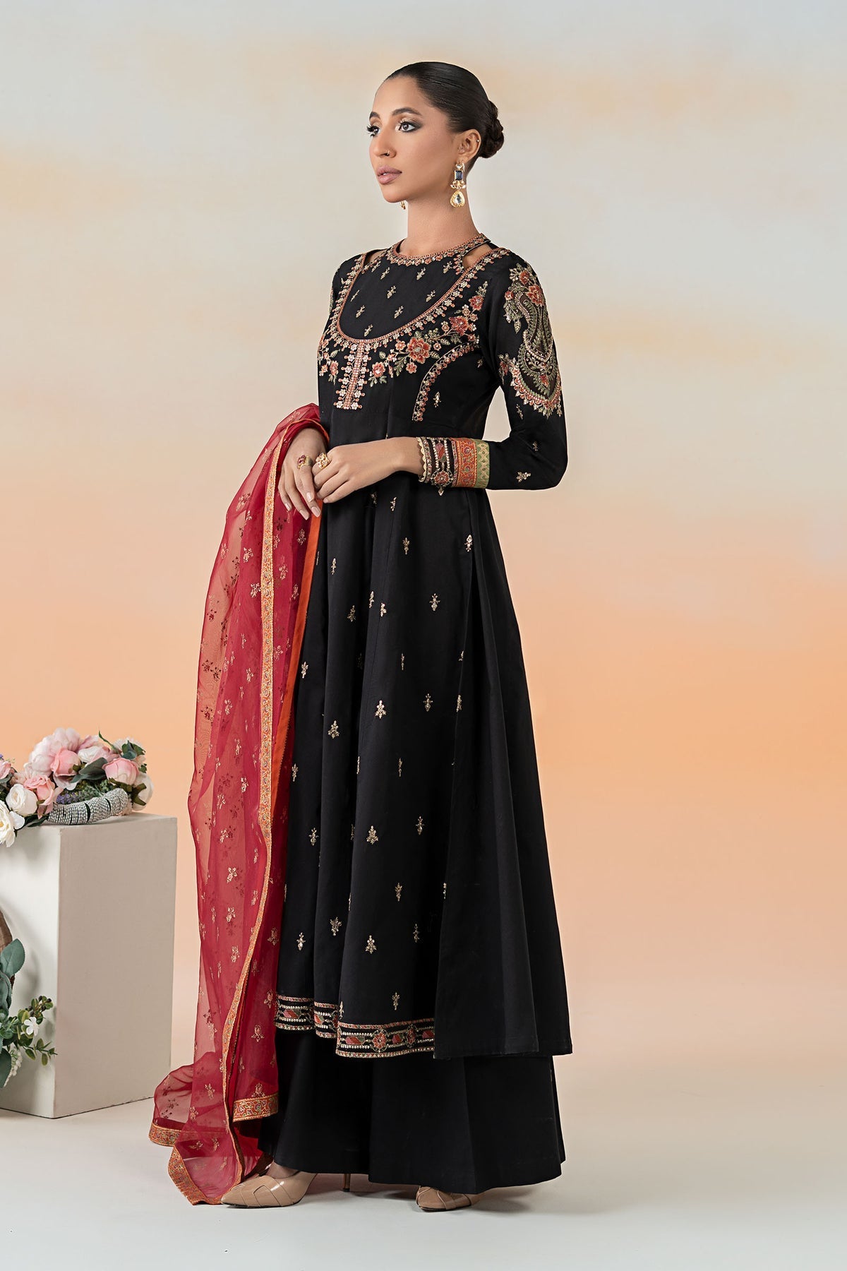 Maria B | Formal Wears | DW-EF25-60 -  Maria B Ladies Clothes - Original Designer Dress - House of Maryam