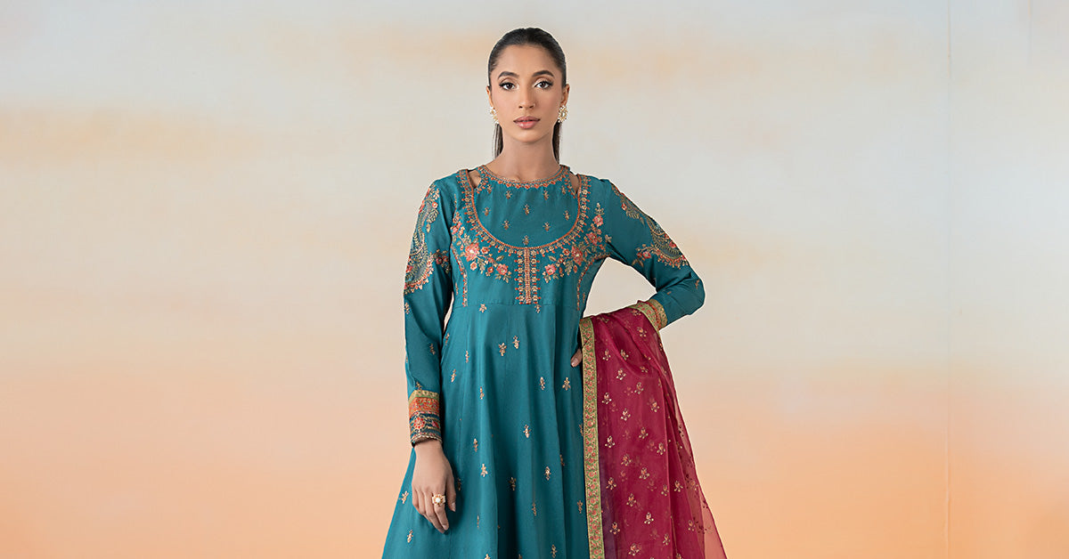 Maira B | Ready to Wear | DW-EF25-60 -  Maria B Luxury Pret -  House of Maryam