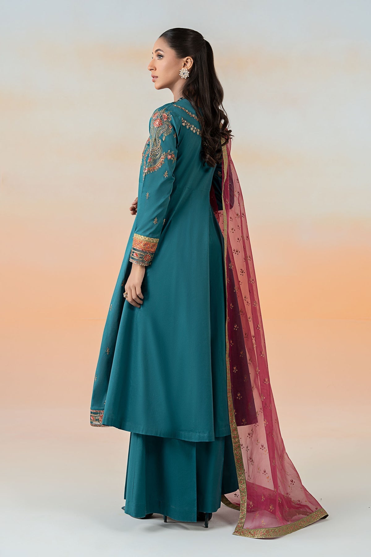 Maria B | Formal Wears | DW-EF25-60 -  Maria B Ladies Clothes - Original Designer Dress - House of Maryam