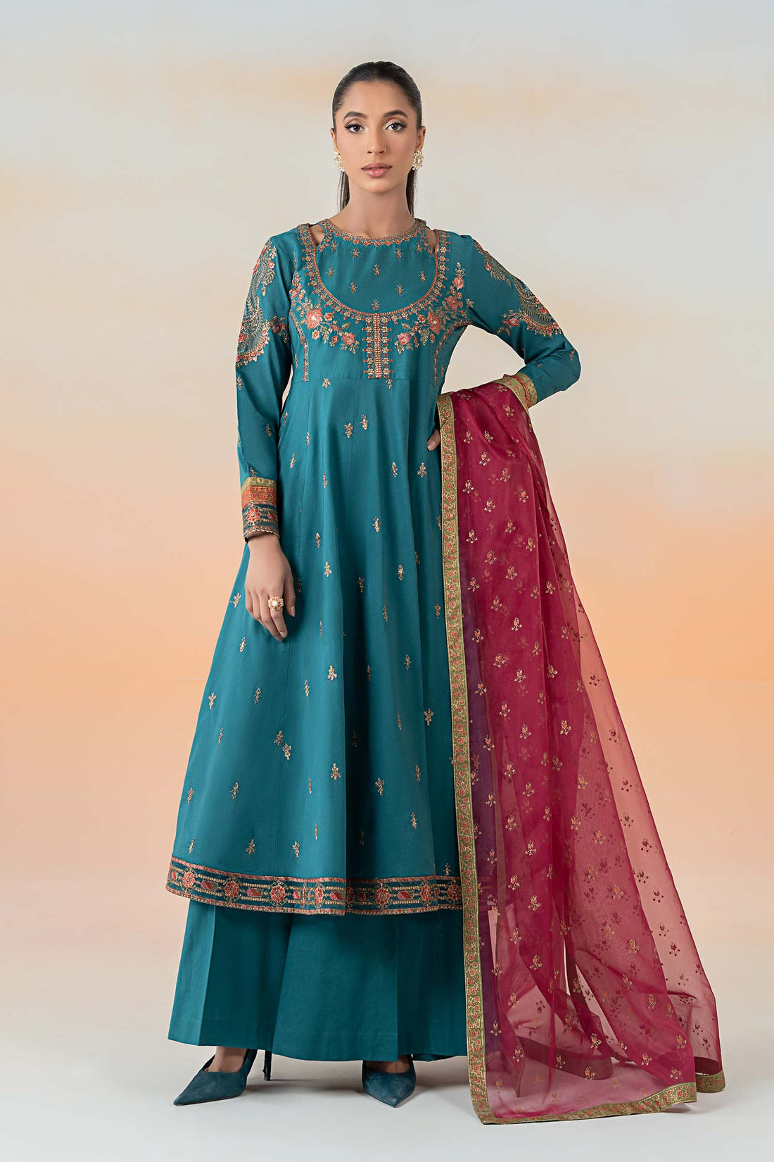 Maira B | Ready to Wear | DW-EF25-60 -  Maria B Luxury Pret -  House of Maryam