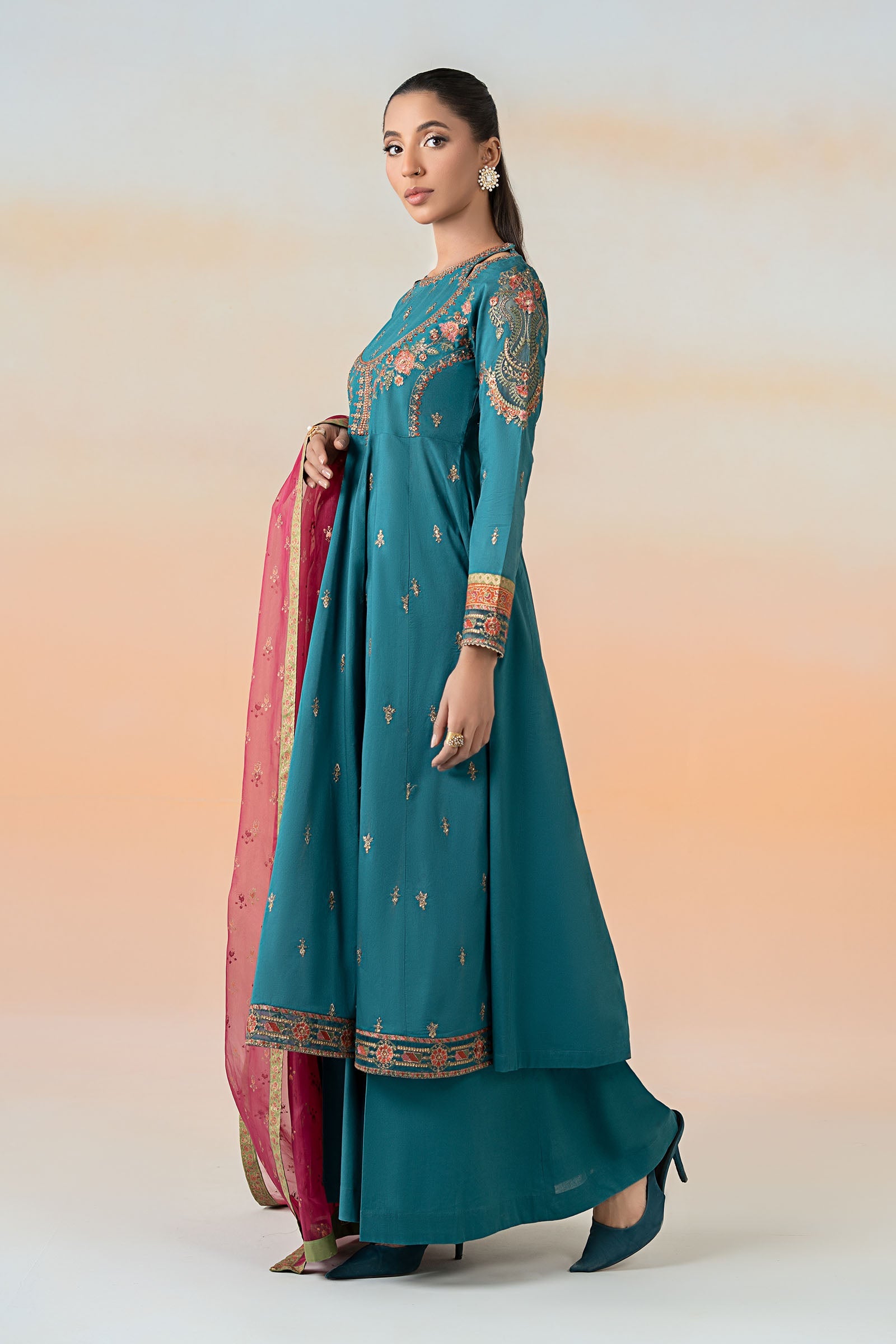 Maira B | Ready to Wear | DW-EF25-60 -  Maria B Luxury Pret -  House of Maryam