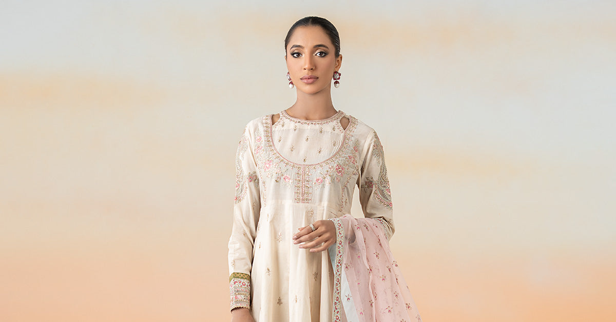 Maira B | Ready to Wear | DW-EF25-60 -  Maria B Luxury Pret -  House of Maryam