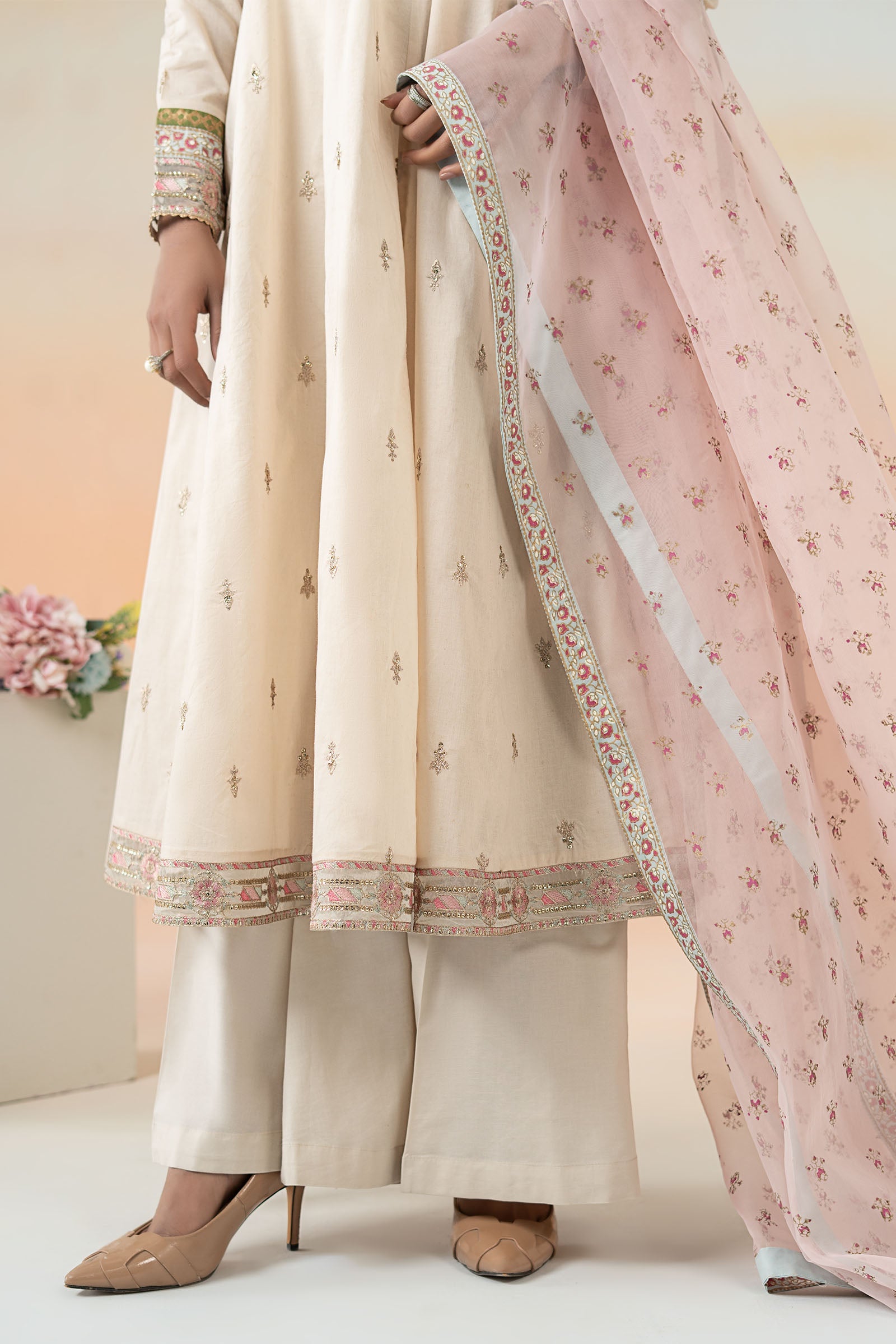 Maira B | Ready to Wear | DW-EF25-60 -  Maria B Luxury Pret -  House of Maryam
