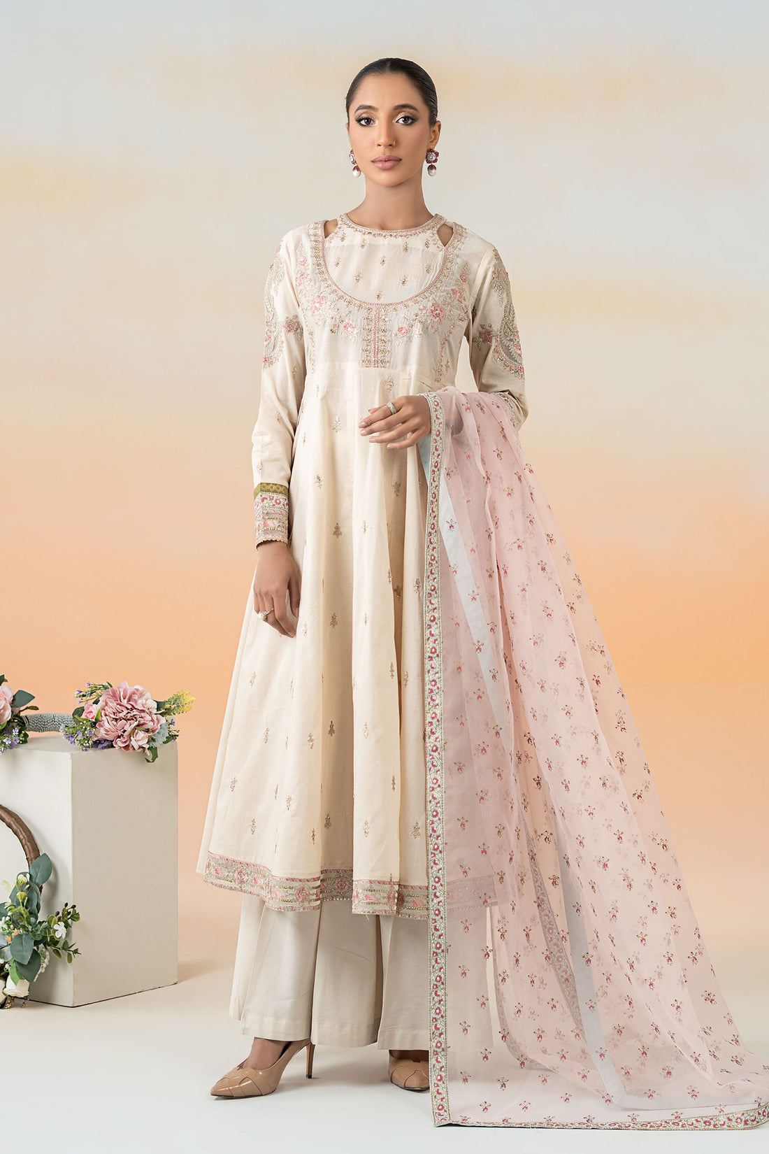 Maira B | Ready to Wear | DW-EF25-60 -  Maria B Luxury Pret -  House of Maryam