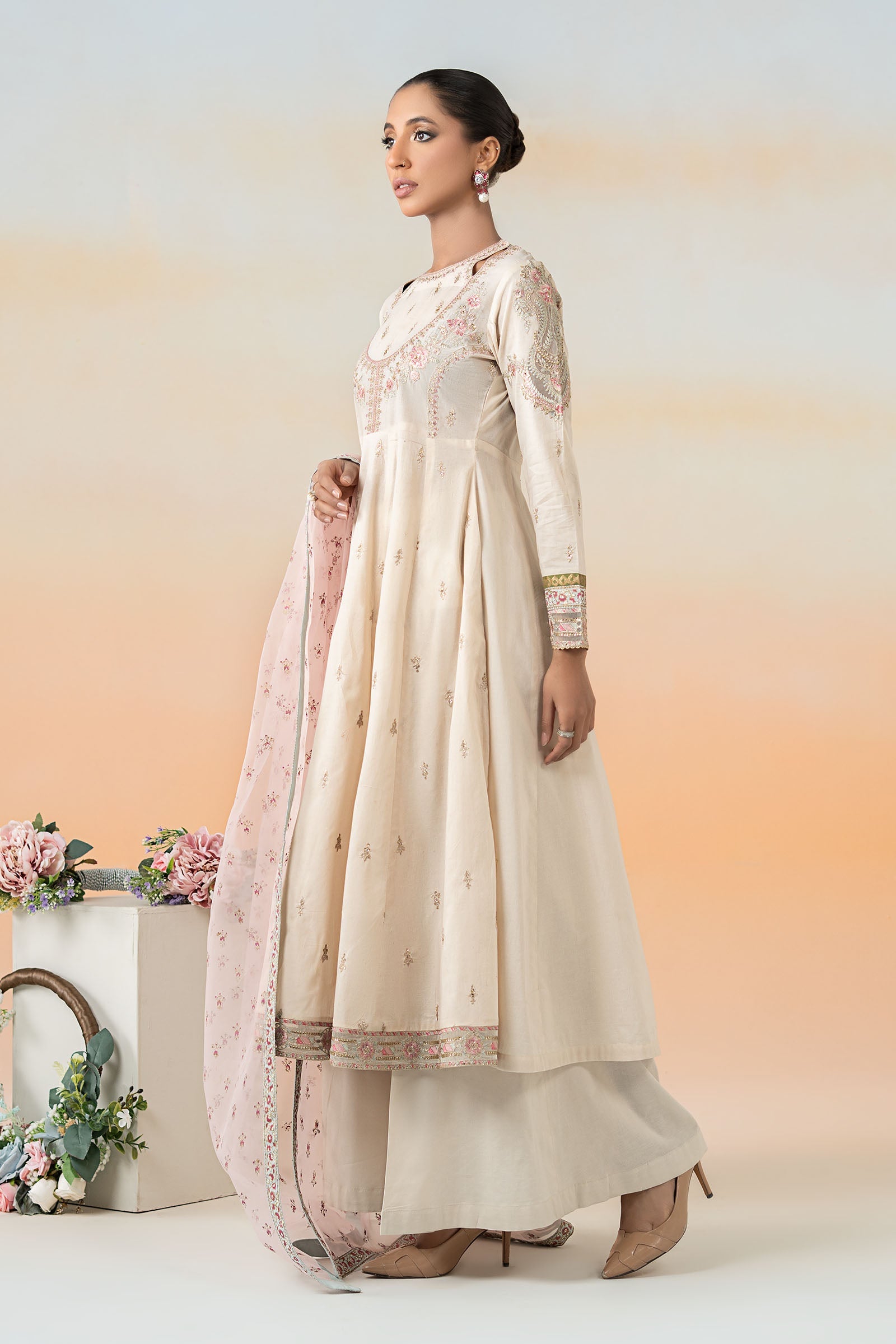 Maira B | Ready to Wear | DW-EF25-60 -  Maria B Luxury Pret -  House of Maryam