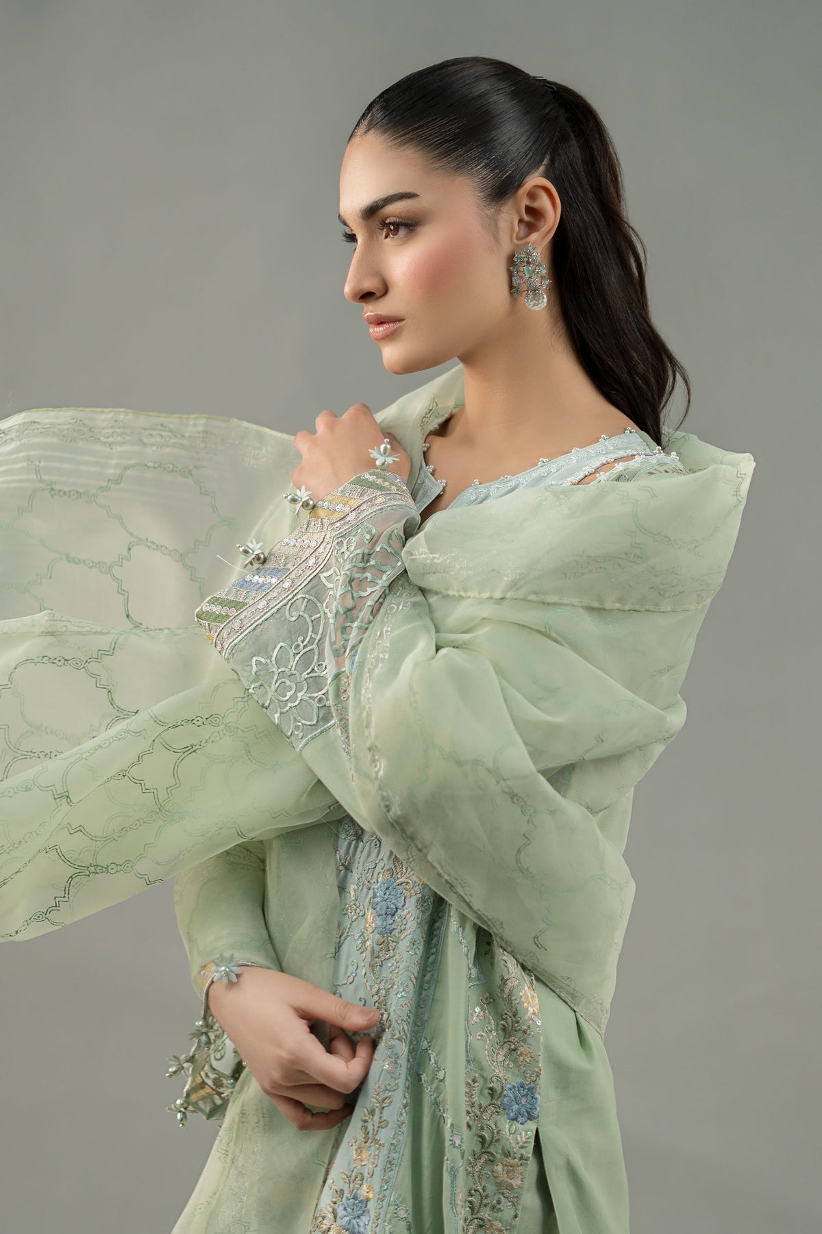 Maria B | Formal Wears | DW-EF25-69 -  Maria B Ladies Clothes - Original Designer Dress - House of Maryam