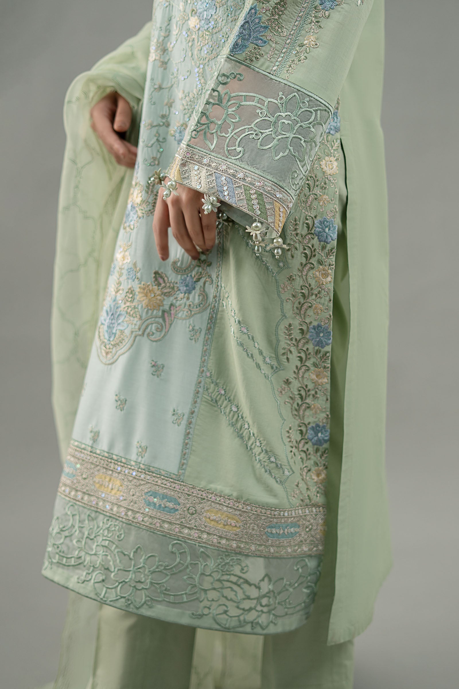 Maira B | Ready to Wear | DW-EF25-69 -  Maria B Luxury Pret -  House of Maryam