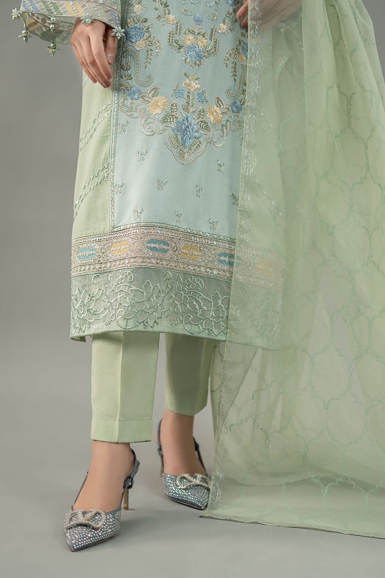 Maira B | Ready to Wear | DW-EF25-69 -  Maria B Luxury Pret -  House of Maryam