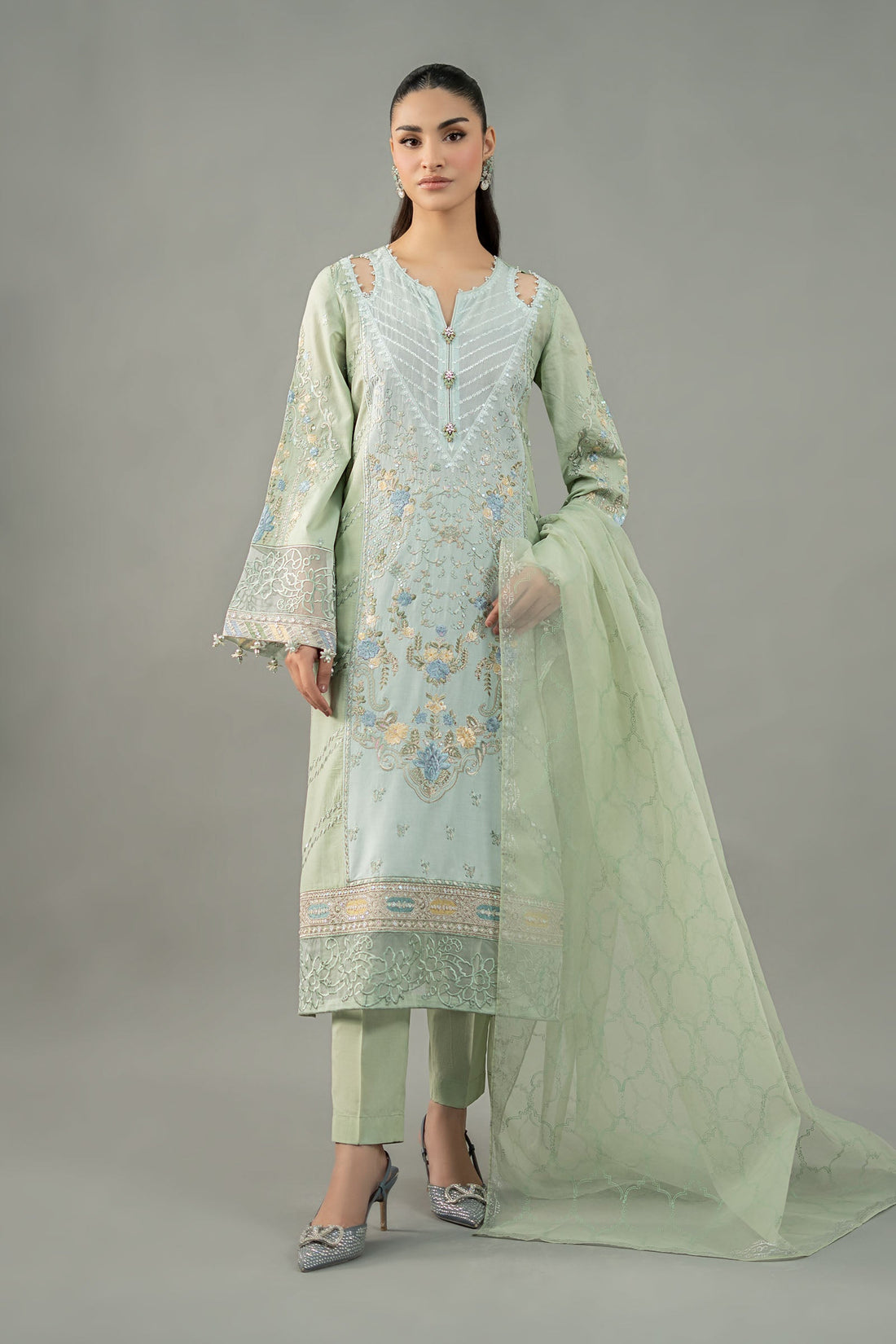 Maira B | Ready to Wear | DW-EF25-69 -  Maria B Luxury Pret -  House of Maryam