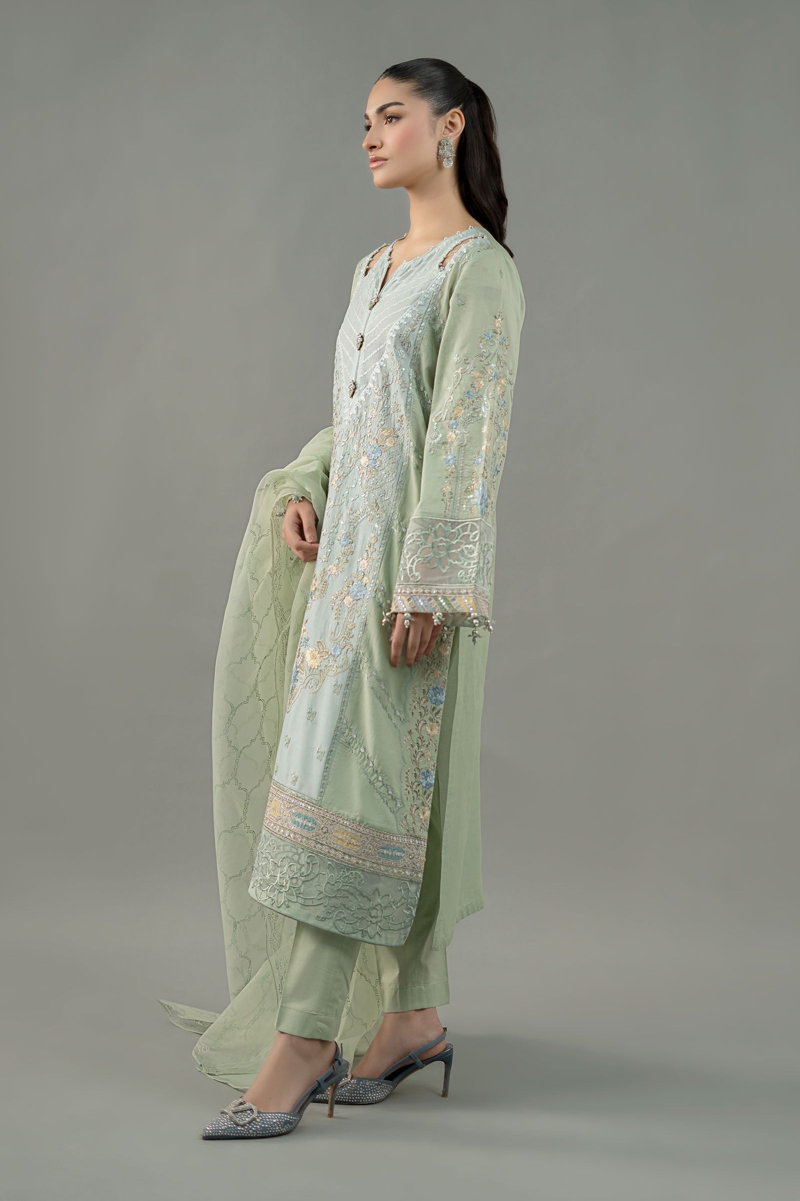 Maira B | Ready to Wear | DW-EF25-69 -  Maria B Luxury Pret -  House of Maryam