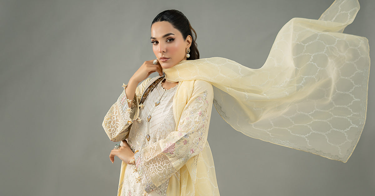 Maira B | Ready to Wear | DW-EF25-69 -  Maria B Luxury Pret -  House of Maryam