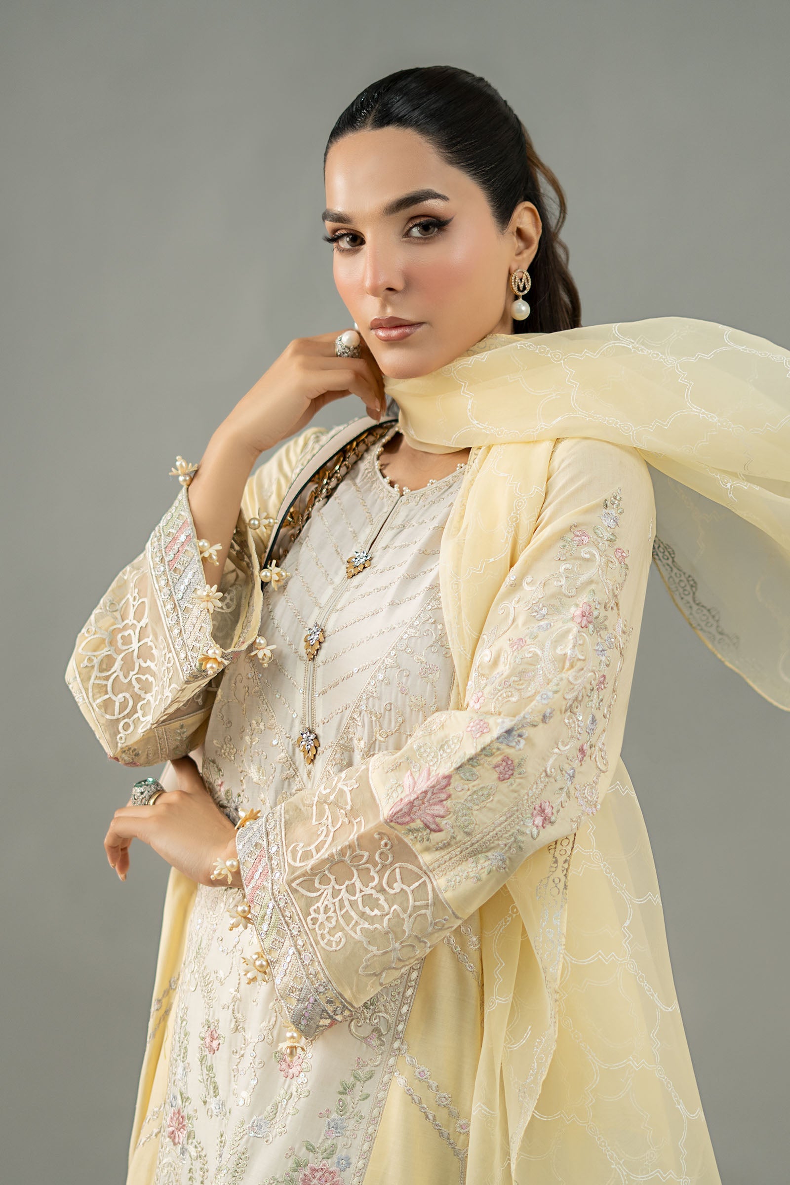 Maira B | Ready to Wear | DW-EF25-69 -  Maria B Luxury Pret -  House of Maryam