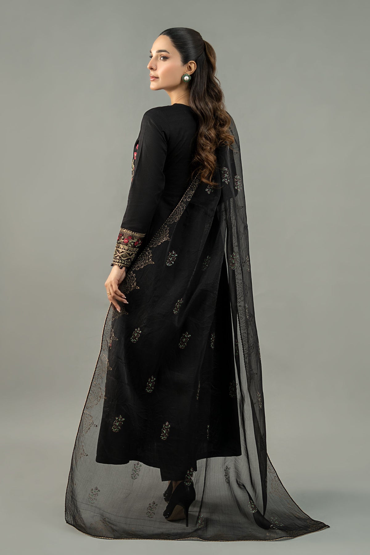 Maria B | Formal Wears | DW-EF25-76 -  Maria B Ladies Clothes - Original Designer Dress - House of Maryam