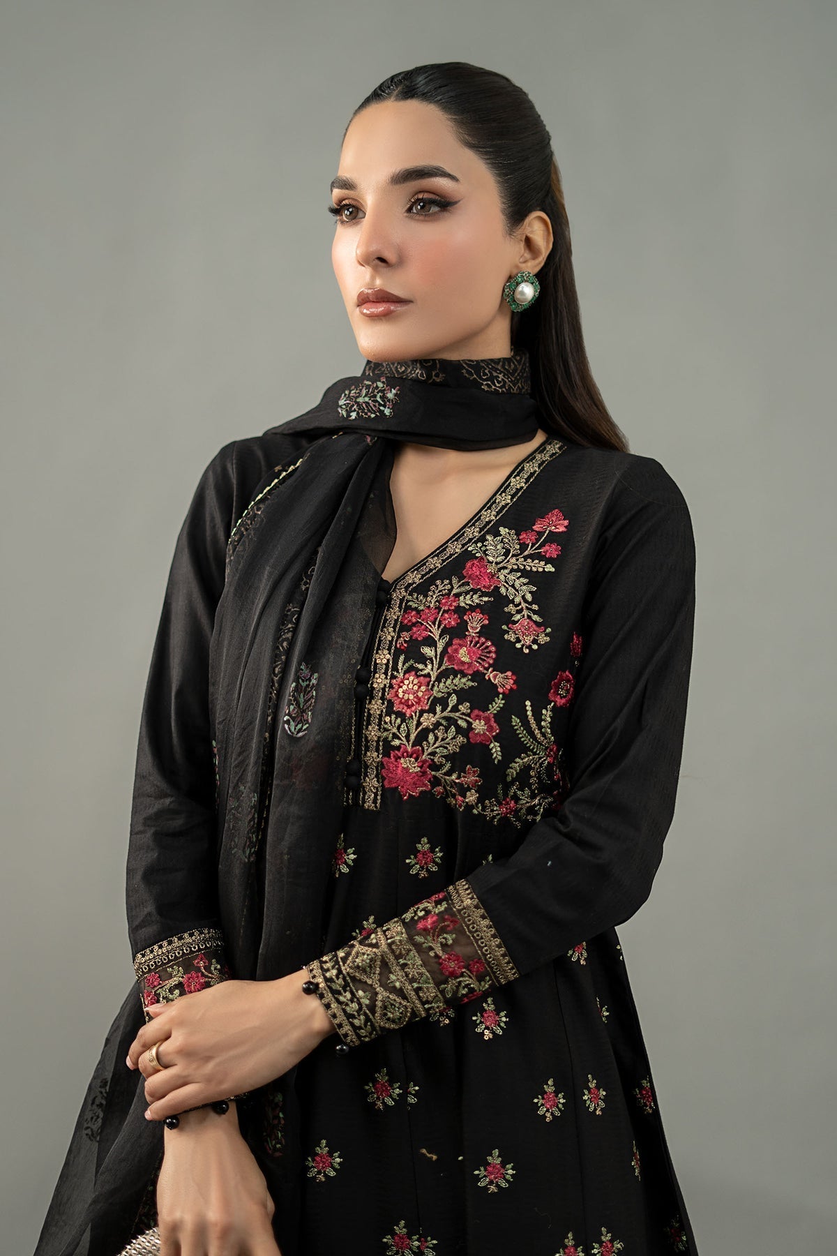 Maria B | Formal Wears | DW-EF25-76 -  Maria B Ladies Clothes - Original Designer Dress - House of Maryam