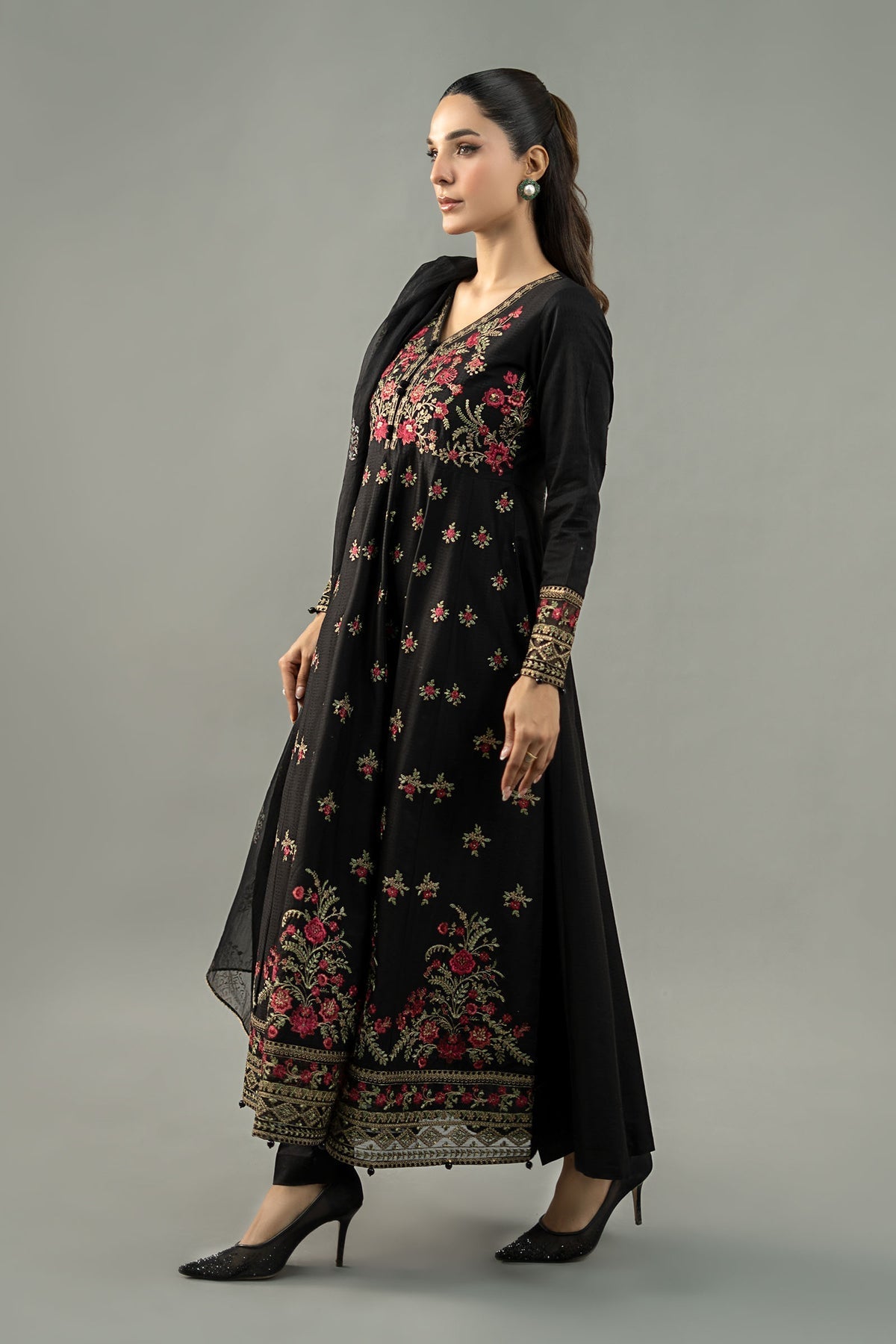 Maria B | Formal Wears | DW-EF25-76 -  Maria B Ladies Clothes - Original Designer Dress - House of Maryam
