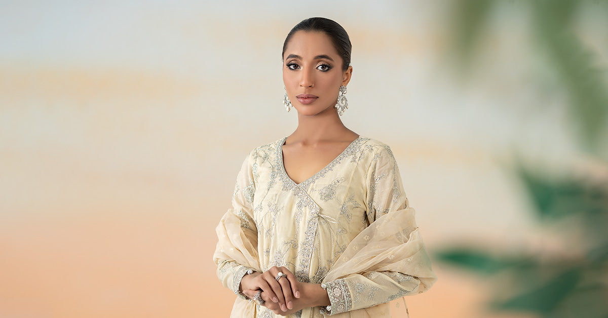 Maira B | Ready to Wear | DW-EF25-78 -  Maria B Luxury Pret -  House of Maryam