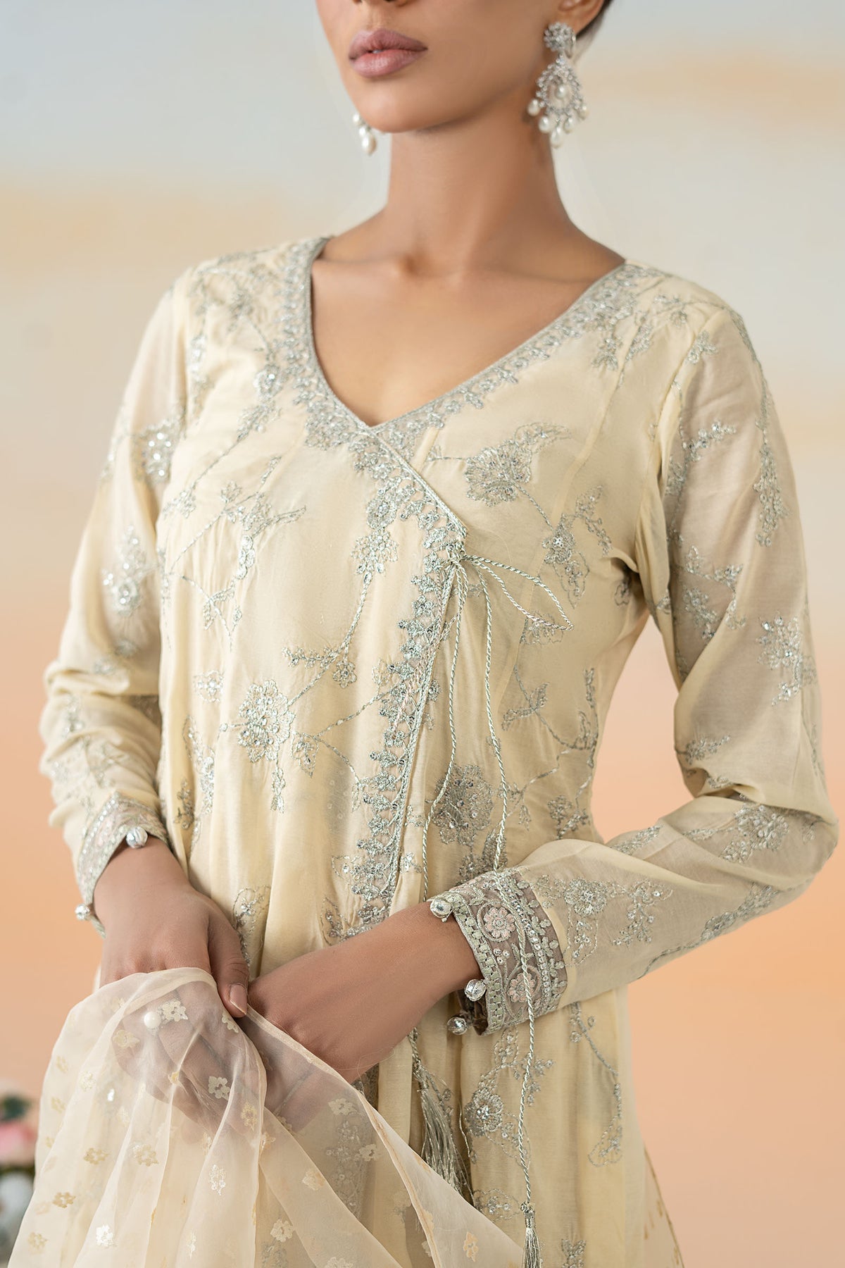 Maria B | Formal Wears | DW-EF25-78 -  Maria B Ladies Clothes - Original Designer Dress - House of Maryam