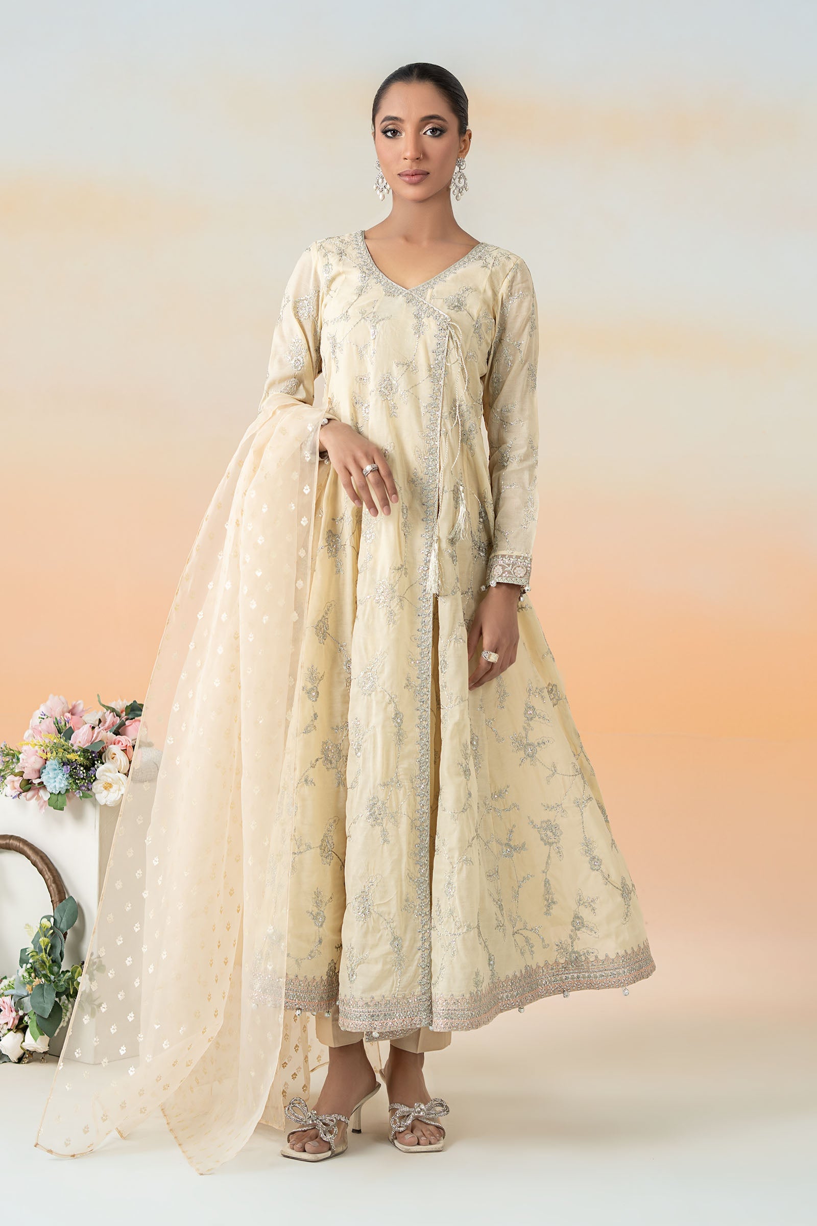 Maira B | Ready to Wear | DW-EF25-78 -  Maria B Luxury Pret -  House of Maryam