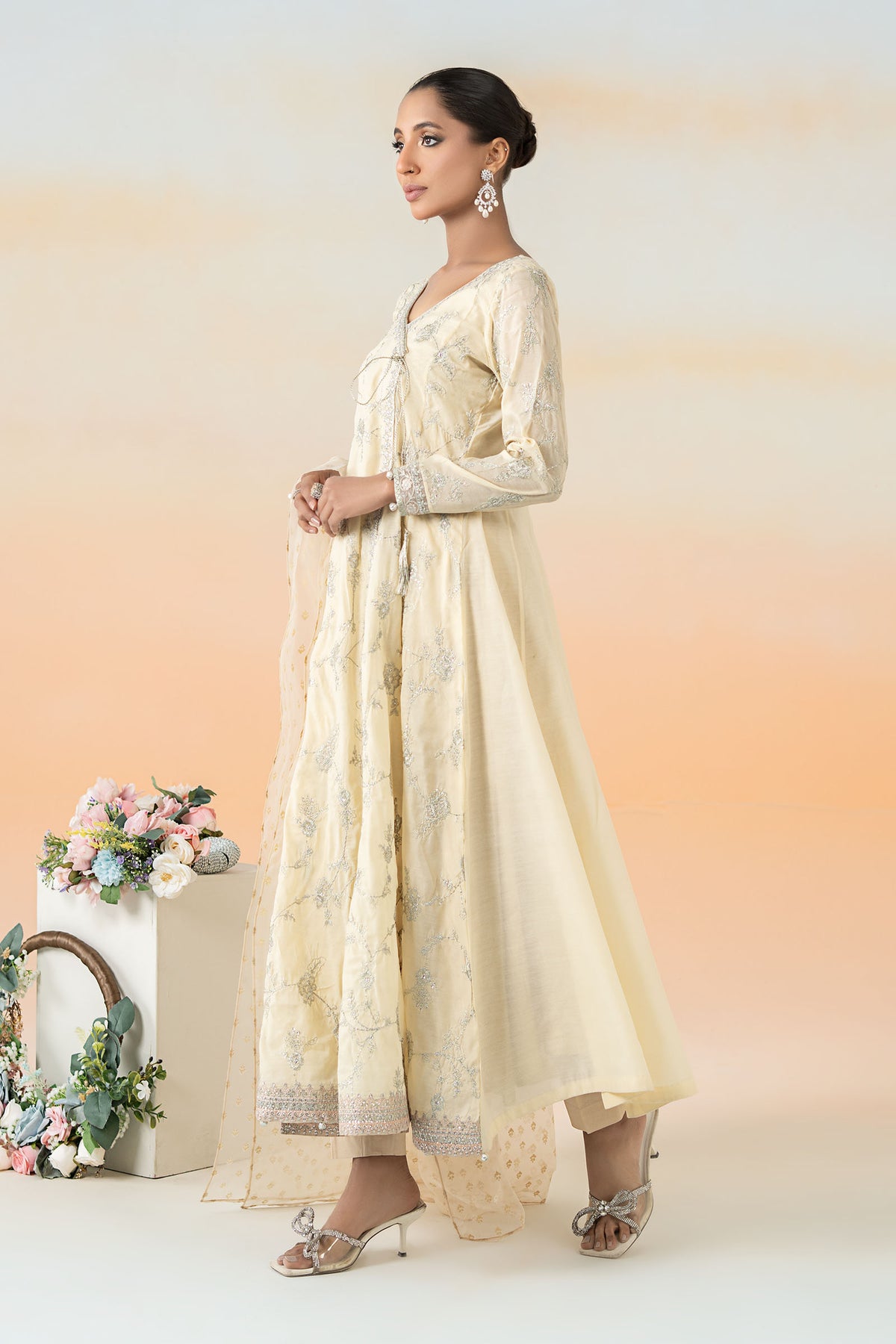 Maria B | Formal Wears | DW-EF25-78 -  Maria B Ladies Clothes - Original Designer Dress - House of Maryam