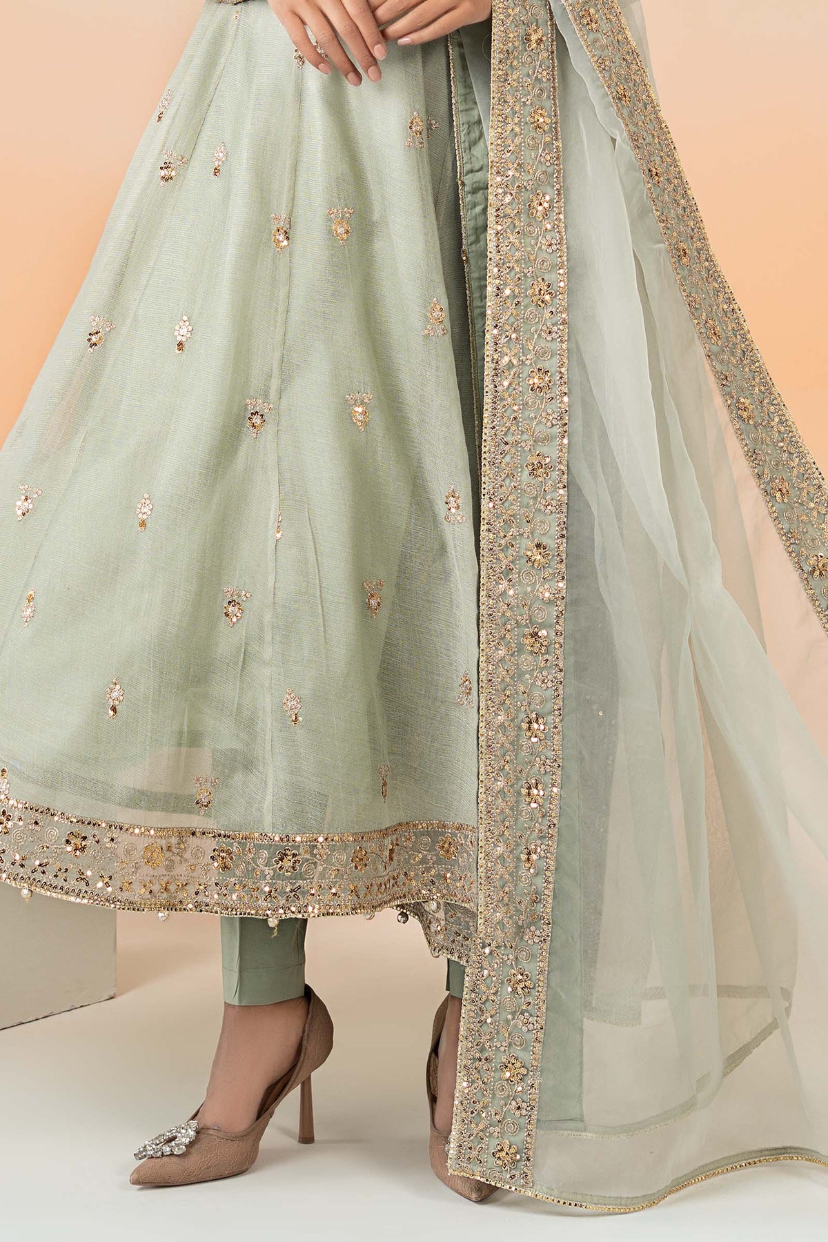 Maria B | Luxury Pret 25 | DW-EF25-88 -  Maria B Ladies Clothes - Original Designer Dress - House of Maryam
