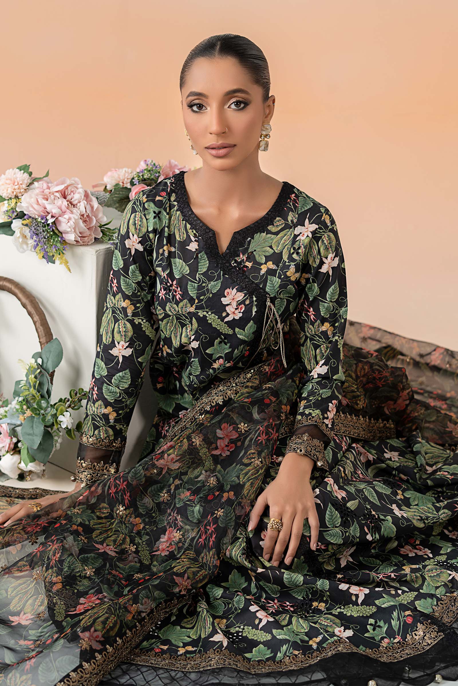 Maira B | Ready to Wear | DW-EF25-90 -  Maria B Luxury Pret -  House of Maryam