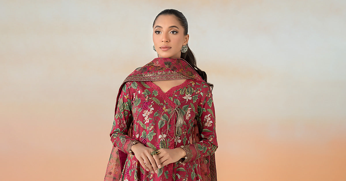 Maira B | Ready to Wear | DW-EF25-90 -  Maria B Luxury Pret -  House of Maryam